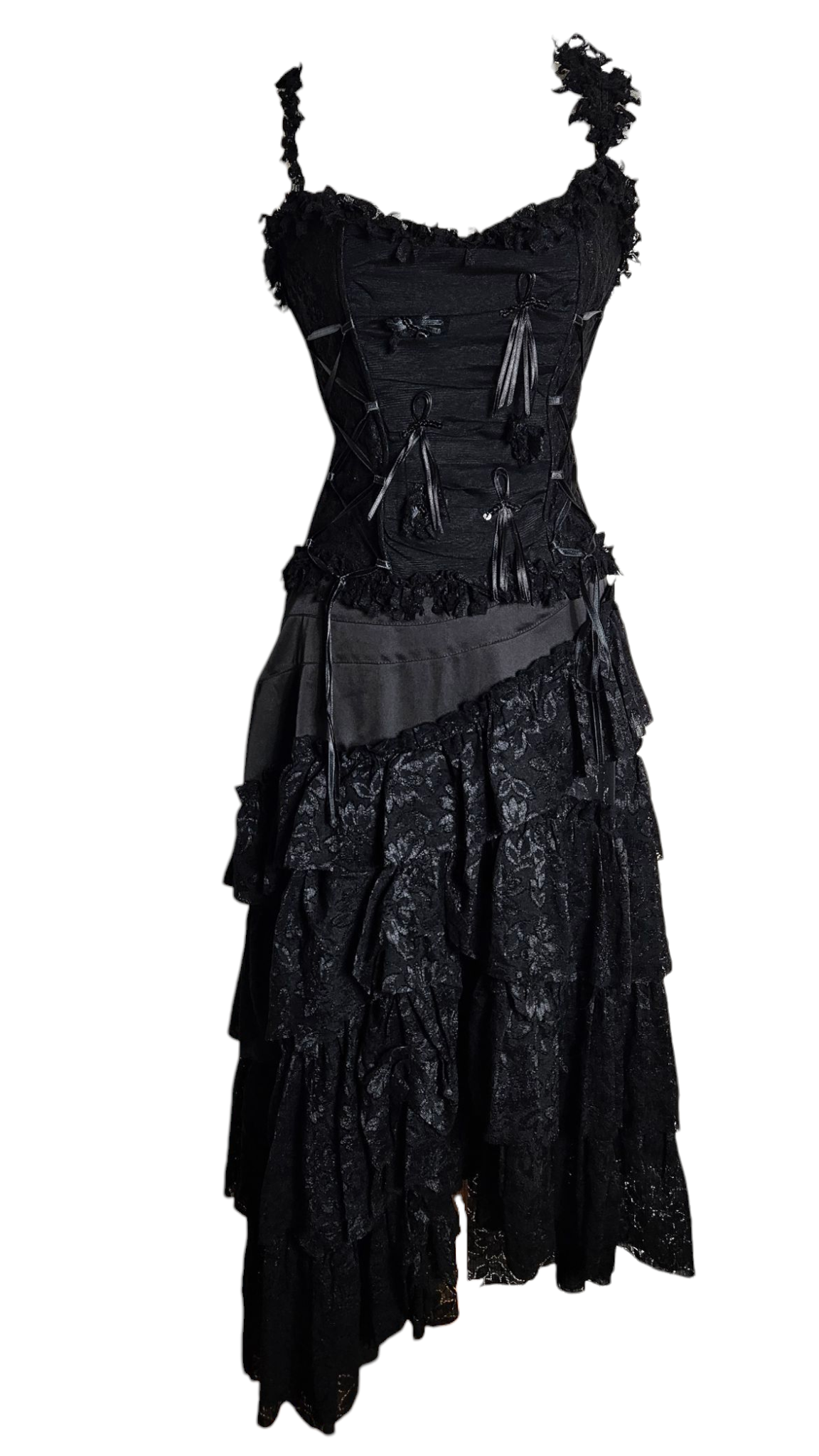 Ensemble noir détails dentelle
