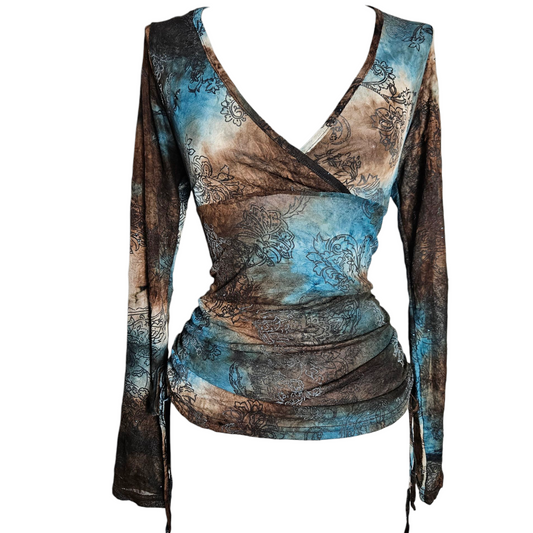 Haut en voile tie and dye