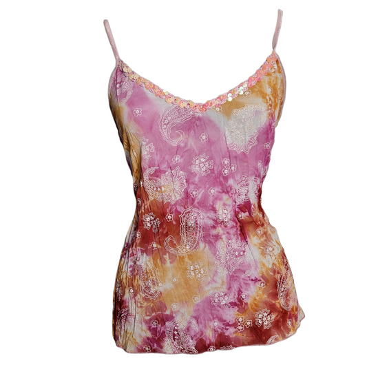 Haut en voile à strass