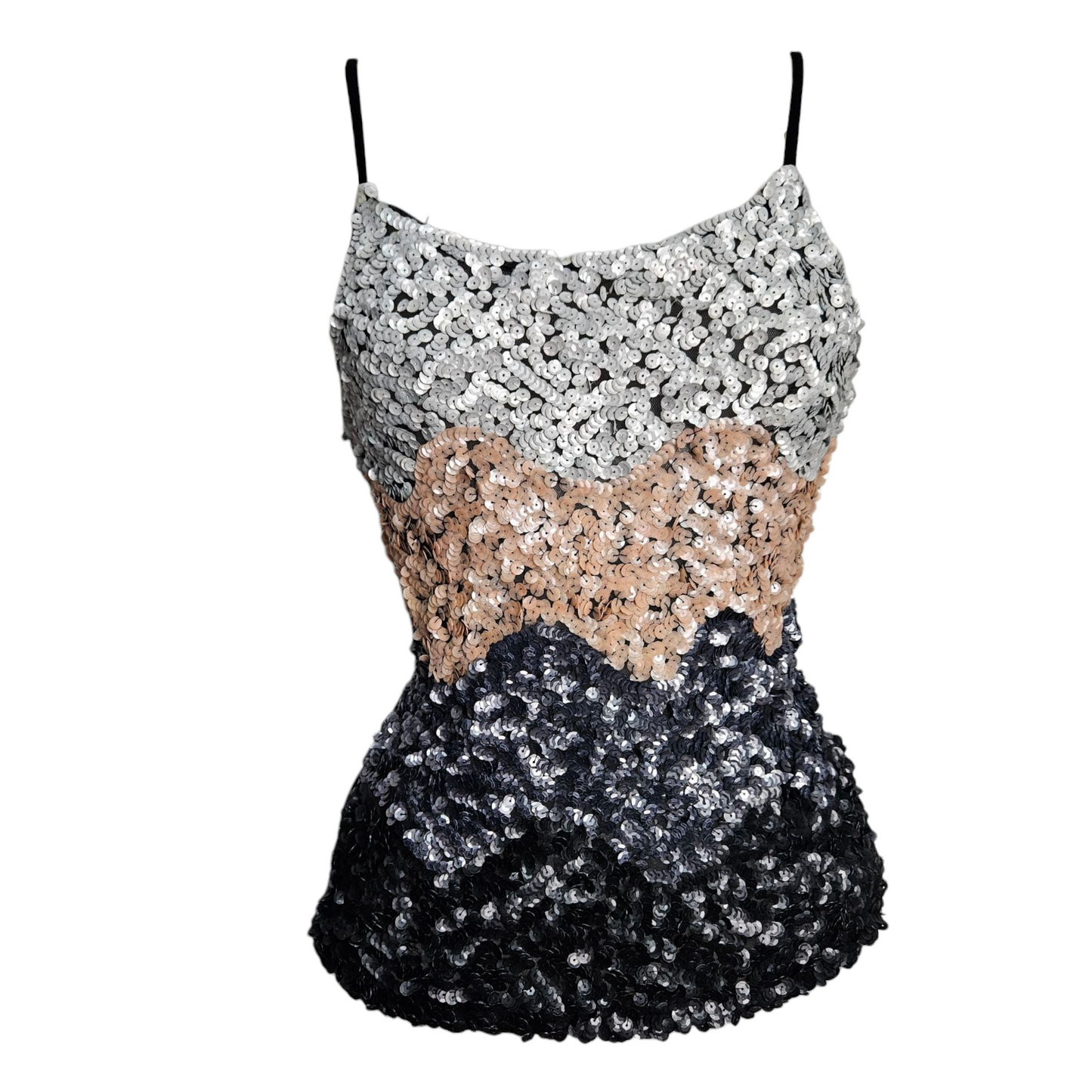 Haut à sequins dégradés