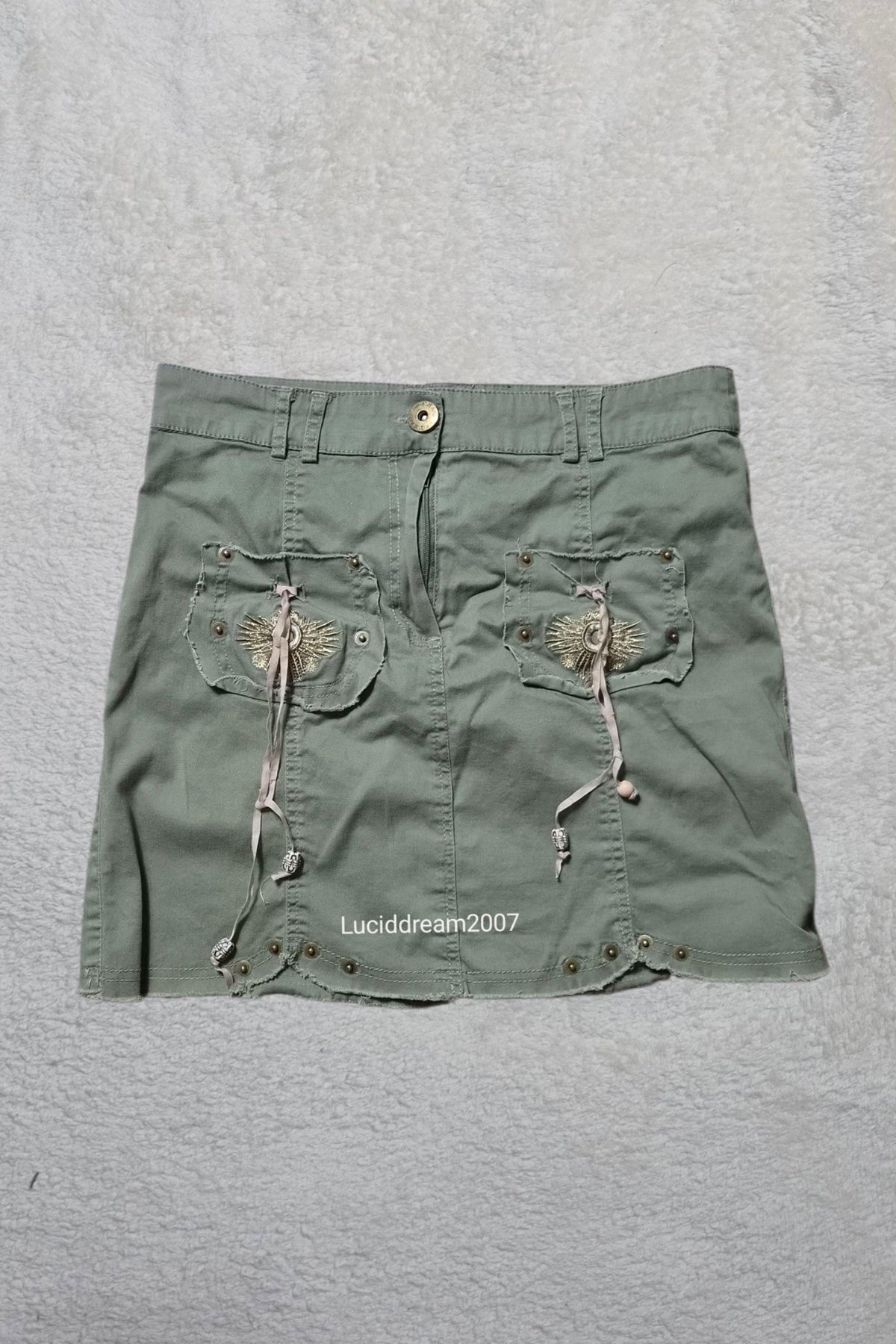 Mini jupe style cargo