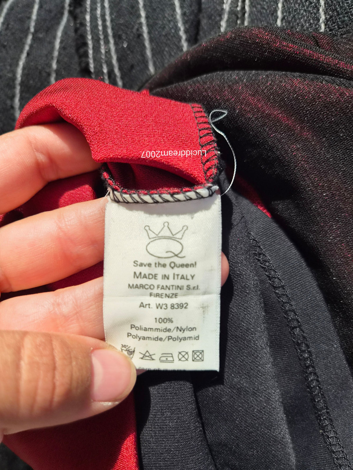 Save The Queen voile top
