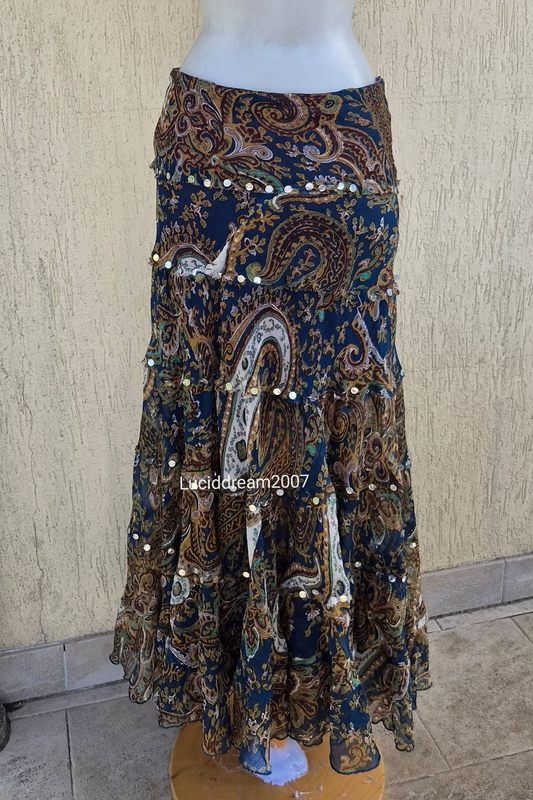 Jupe motif cashemire