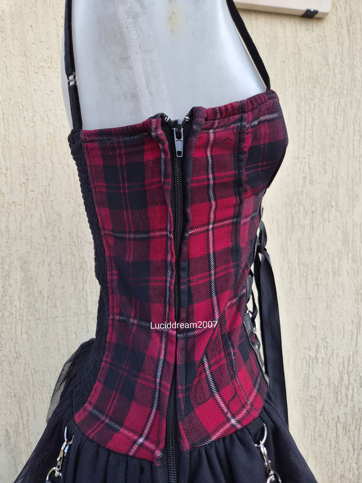 Robe tartan avec tutu