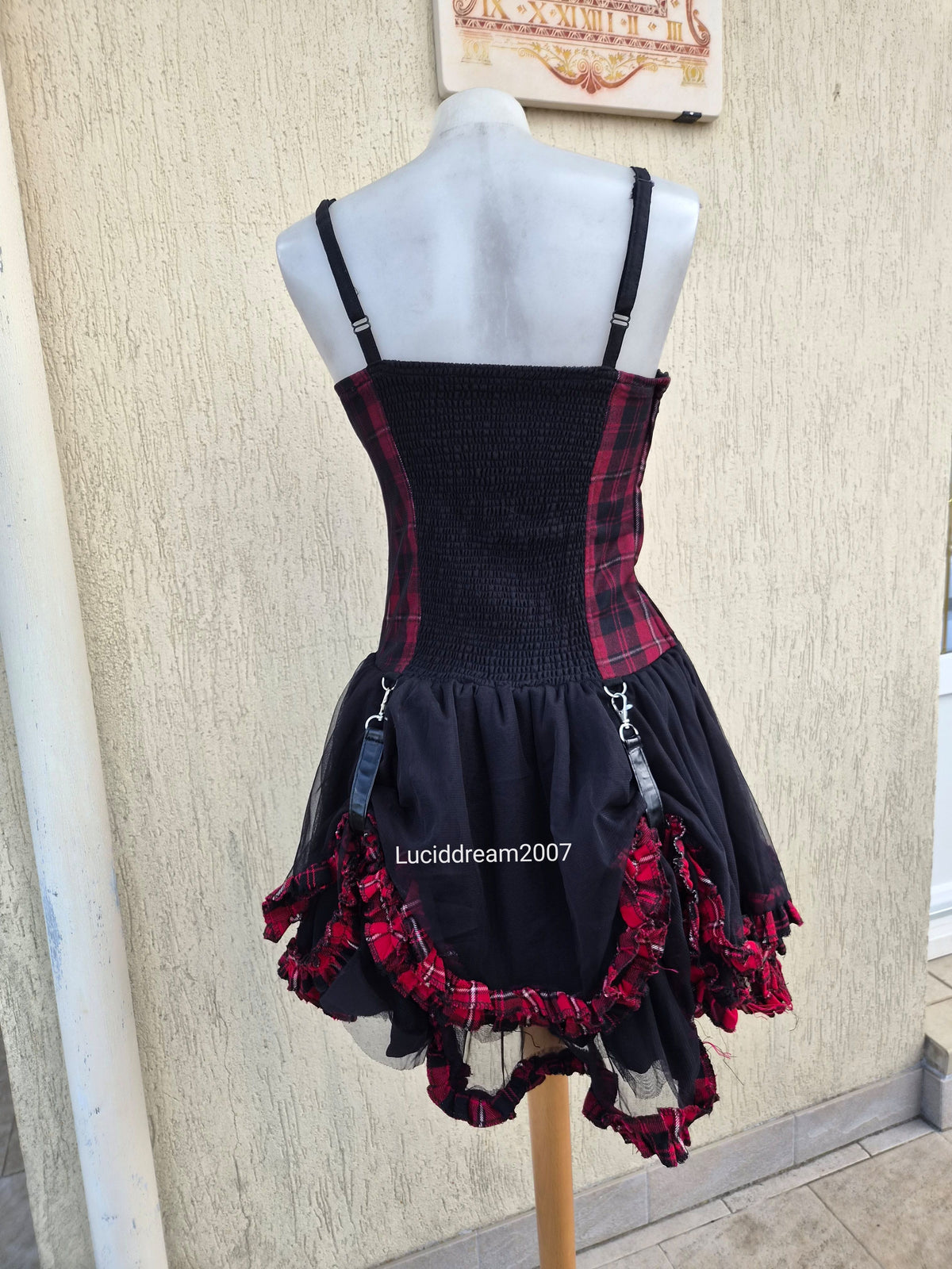 Robe tartan avec tutu