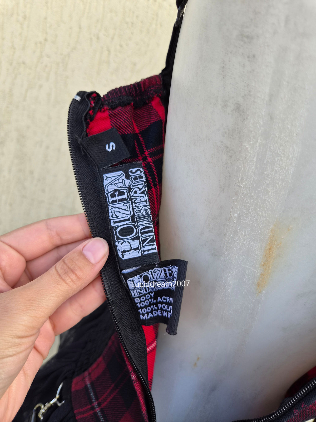 Robe tartan avec tutu