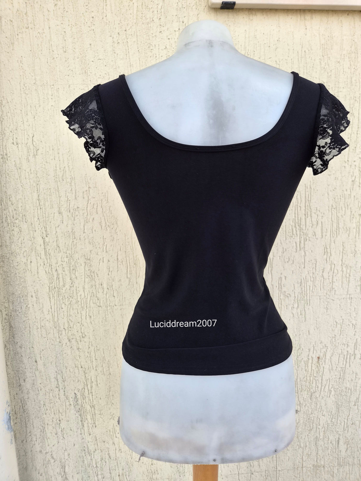Haut esprit corset avec dentelle