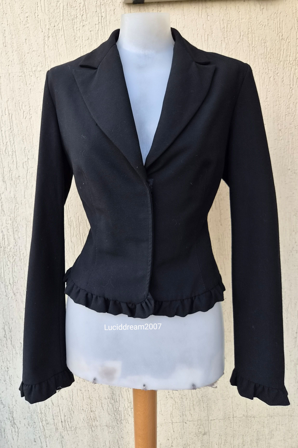 Veste noire manches longues