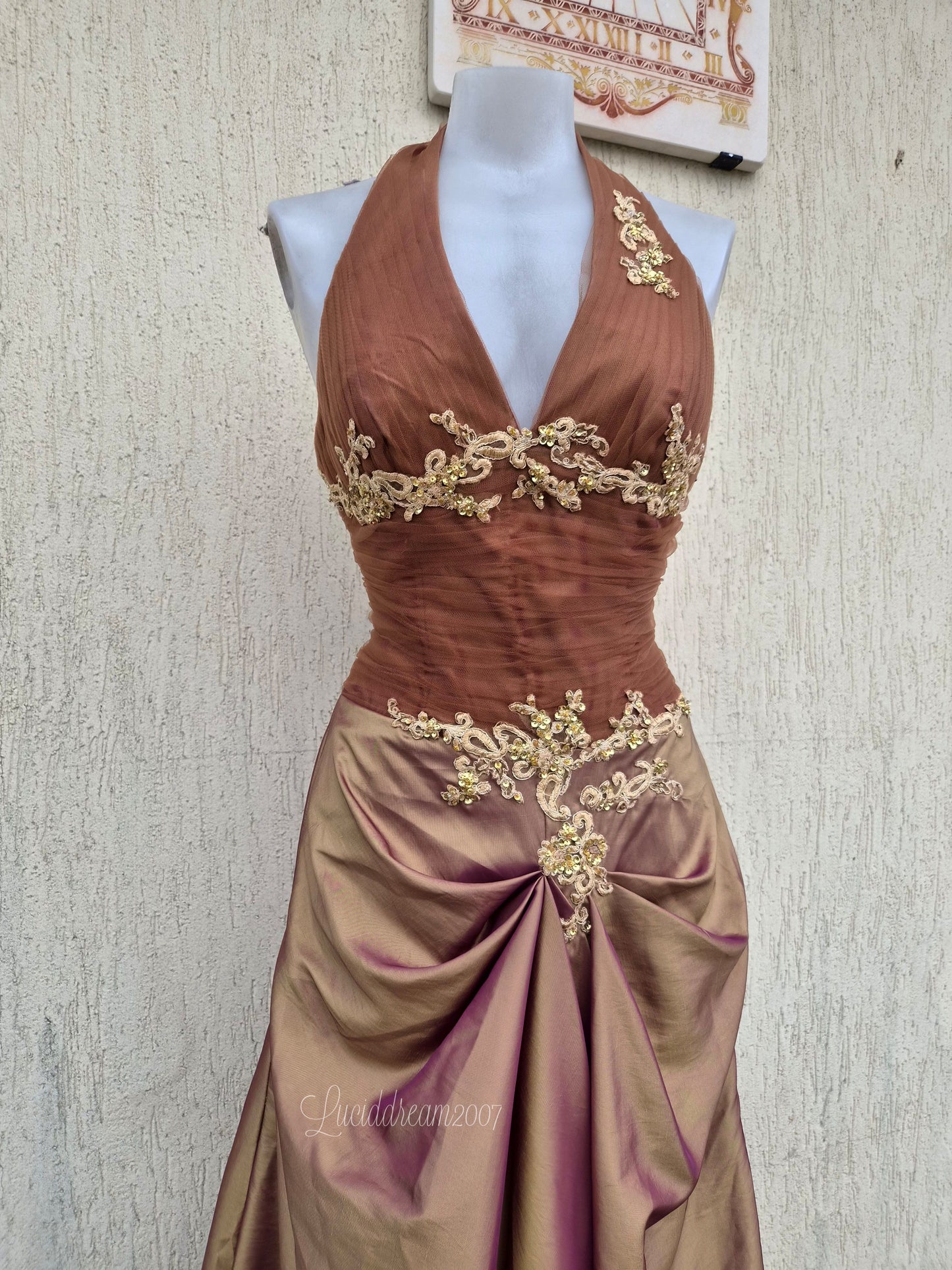 Robe dos nu irisée Magic Nights