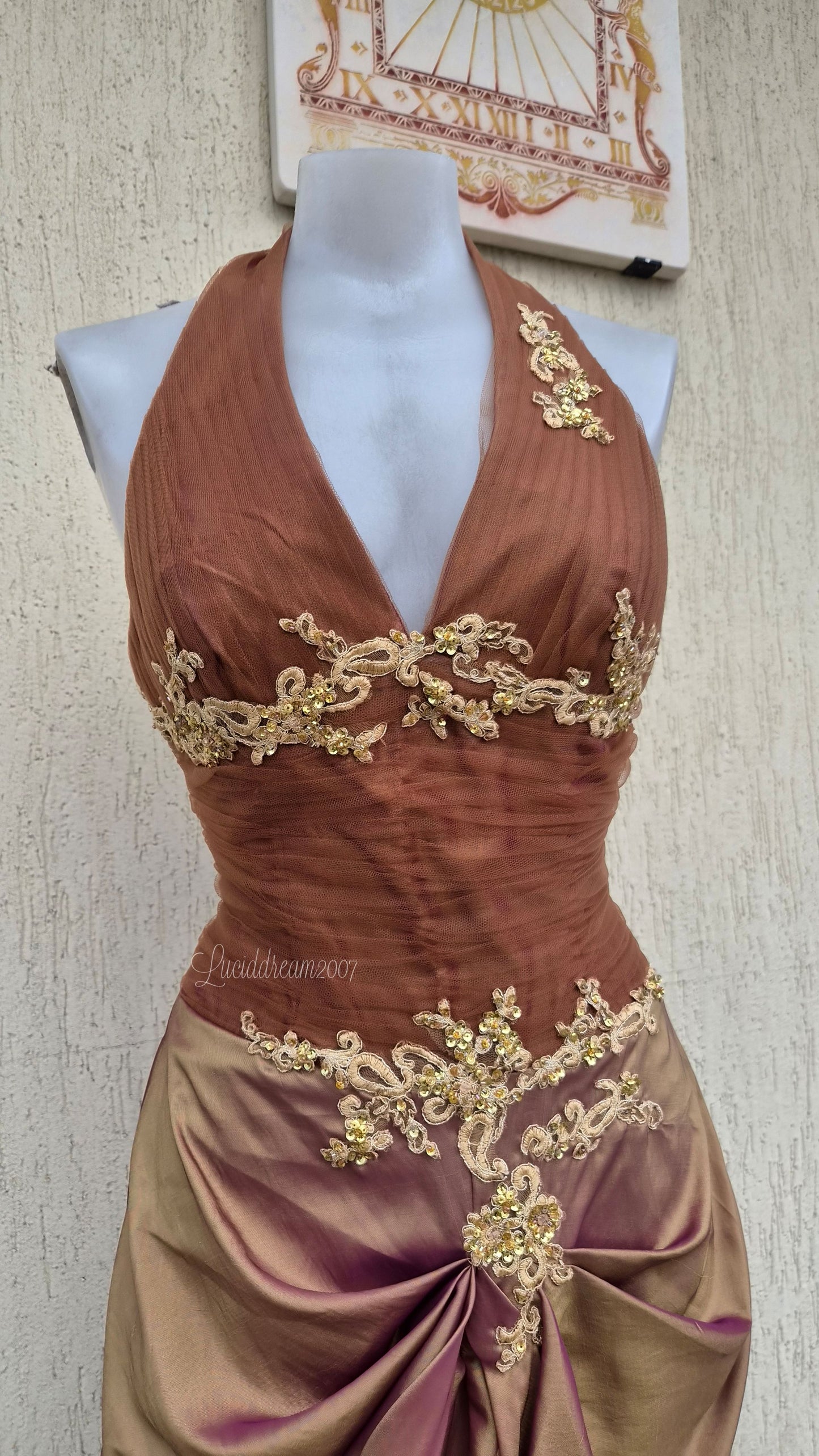 Robe dos nu irisée Magic Nights