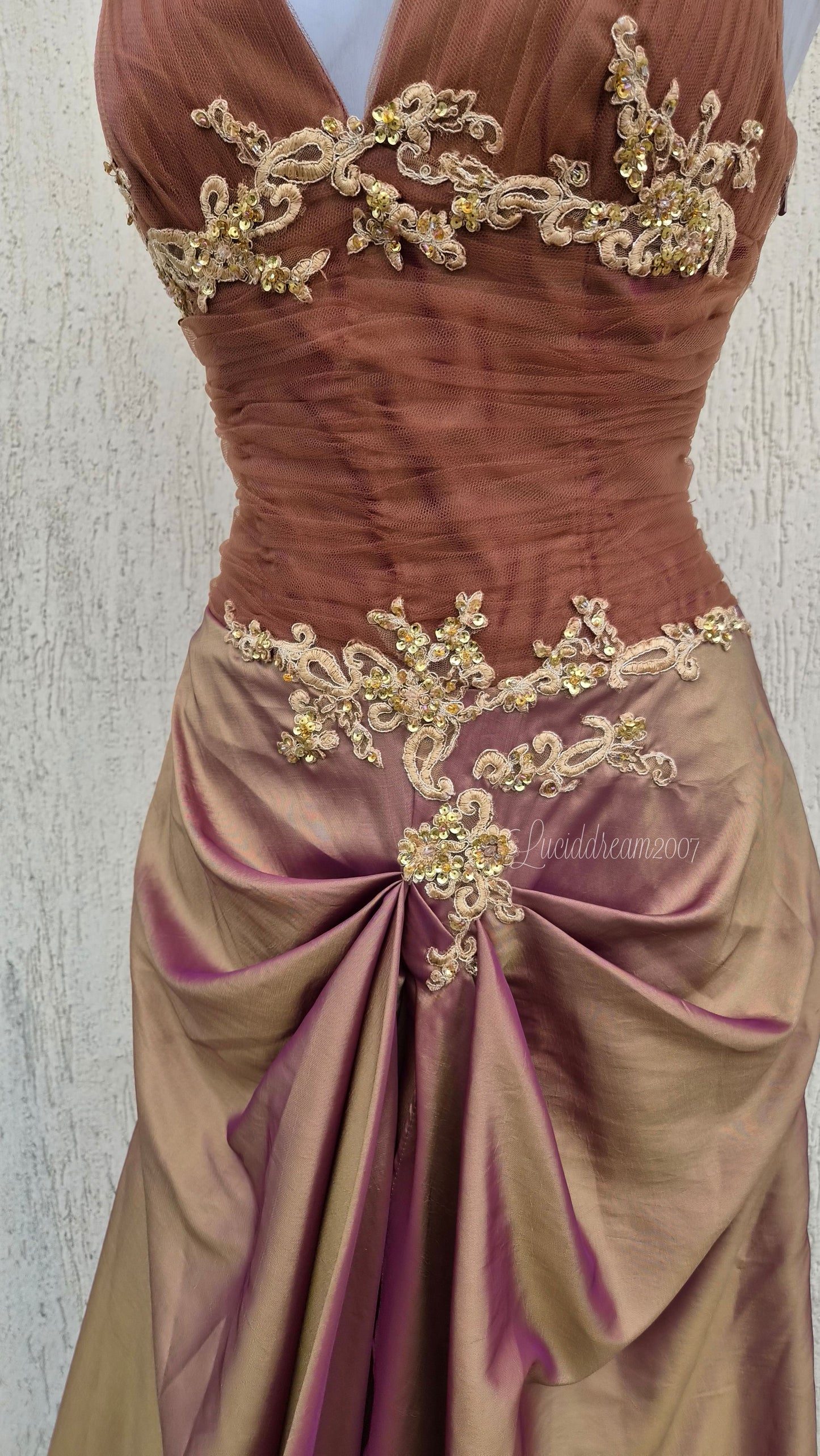Robe dos nu irisée Magic Nights