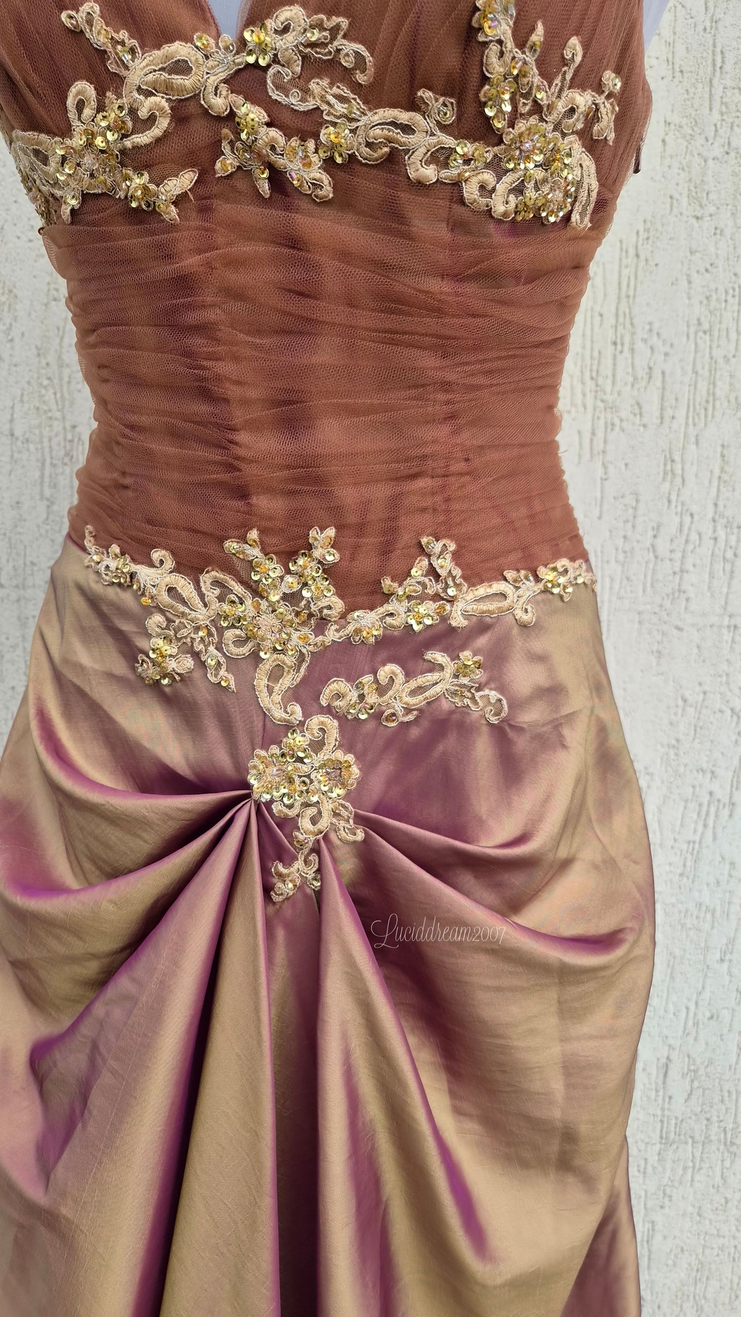 Robe dos nu irisée Magic Nights
