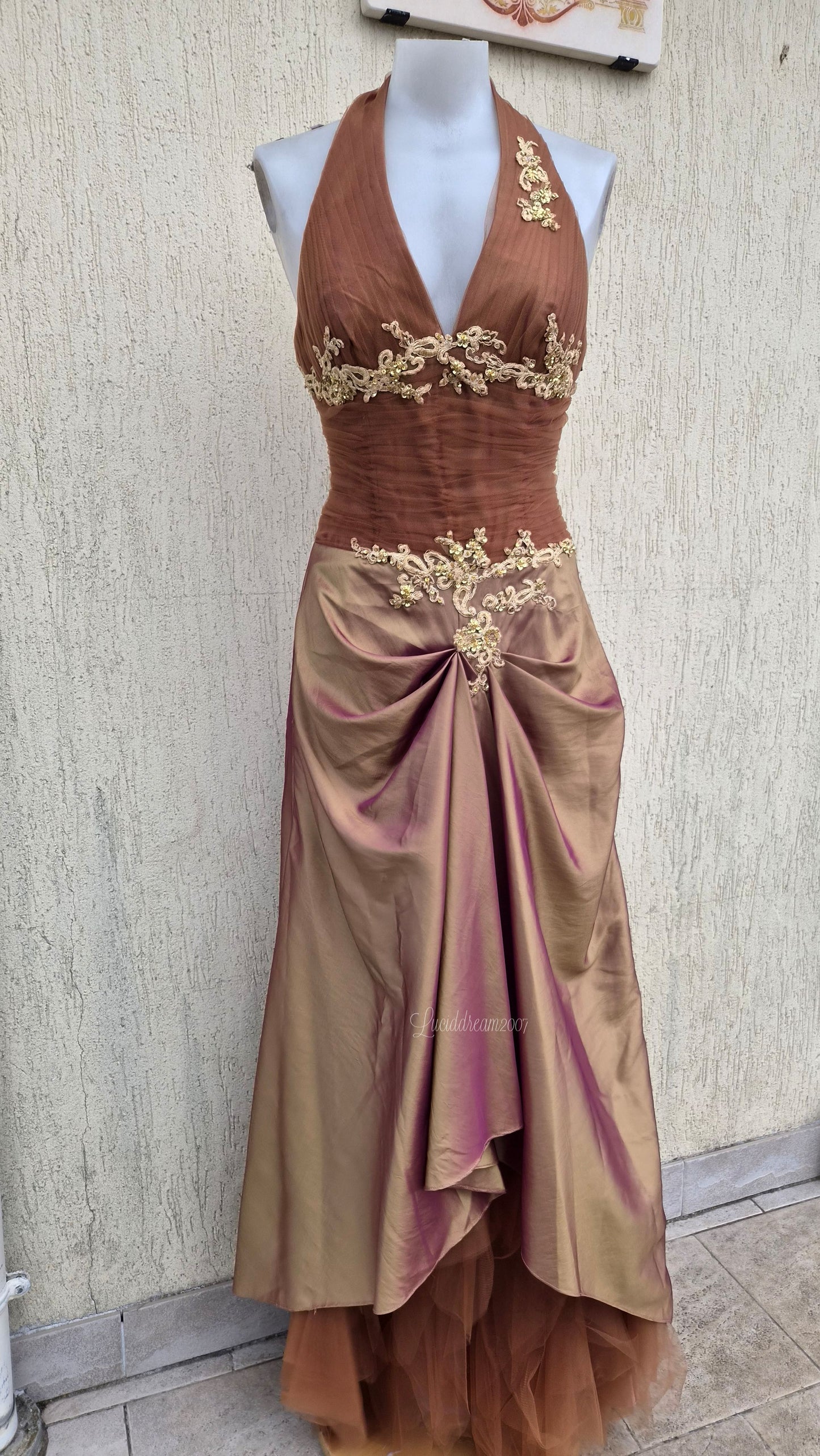 Robe dos nu irisée Magic Nights