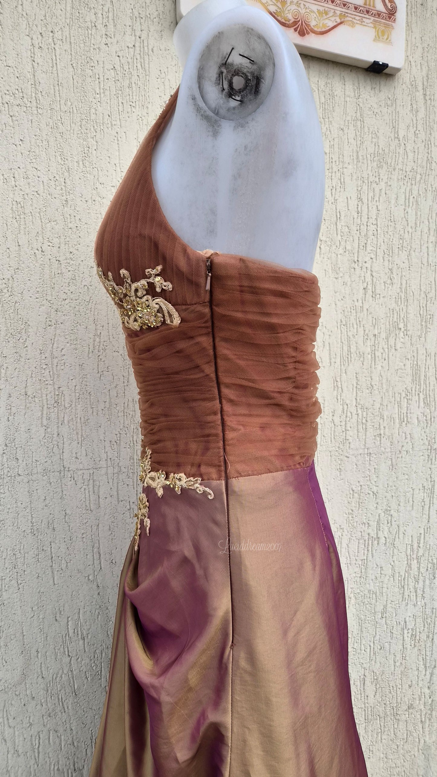Robe dos nu irisée Magic Nights