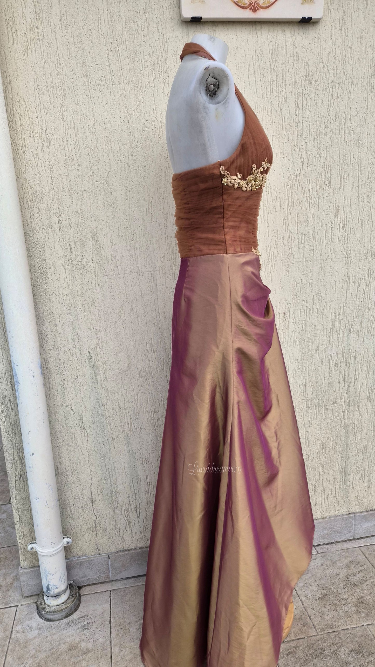 Robe dos nu irisée Magic Nights