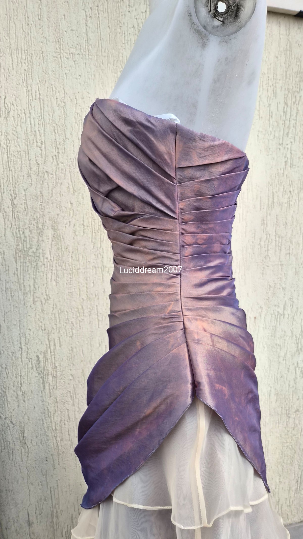 Robe de bal en Taffetas à volants