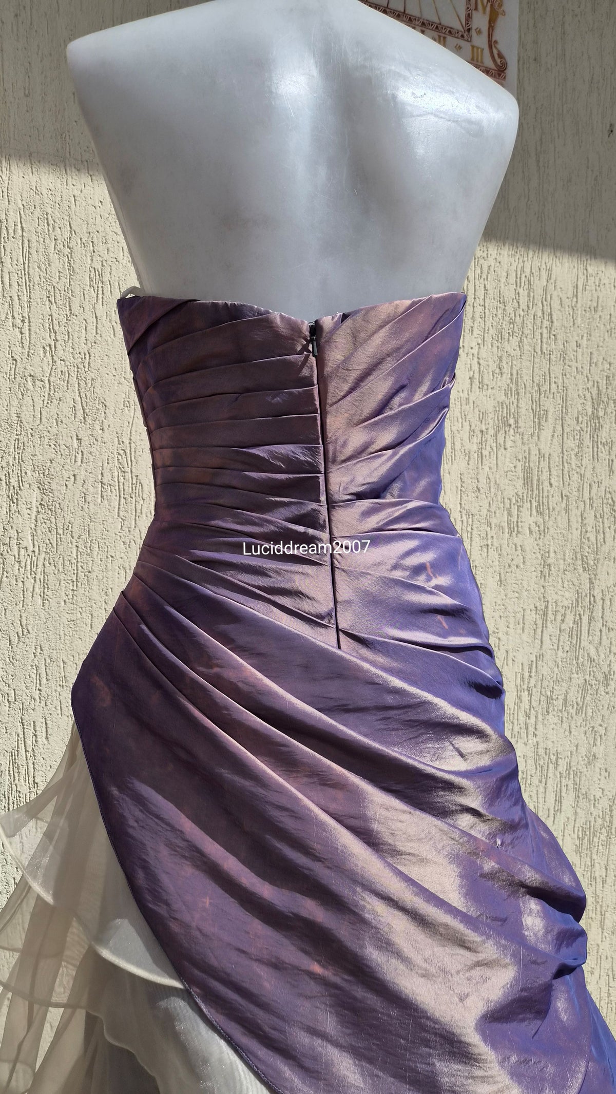 Robe de bal en Taffetas à volants