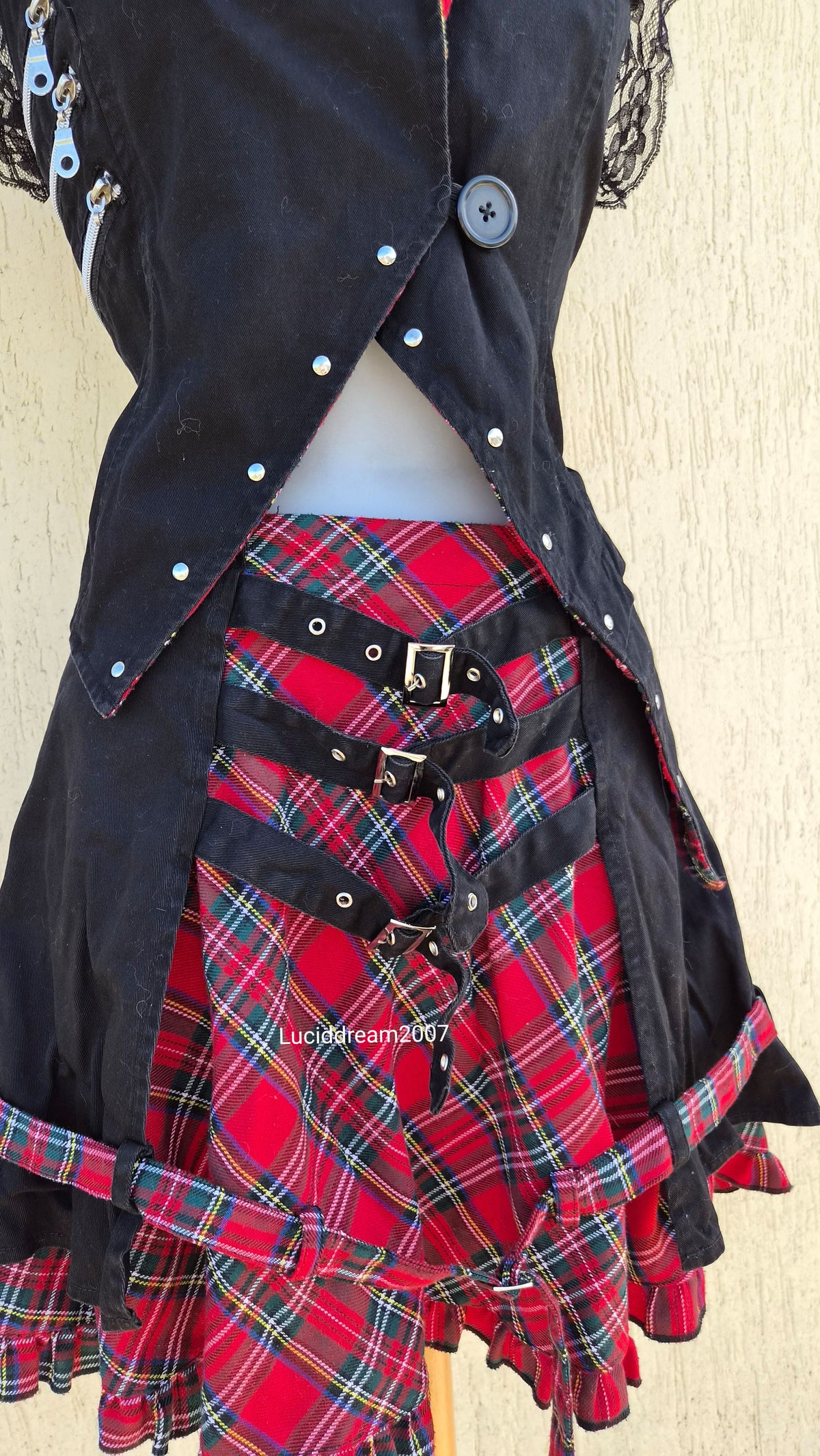 Ensemble haut, jupe et leg warmers