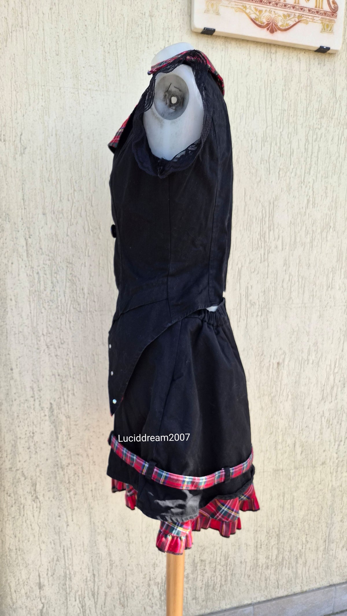 Ensemble haut, jupe et leg warmers