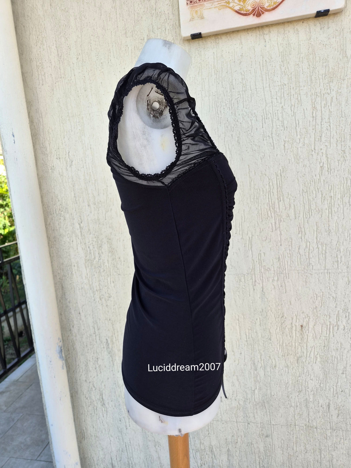 Haut esprit corset noir