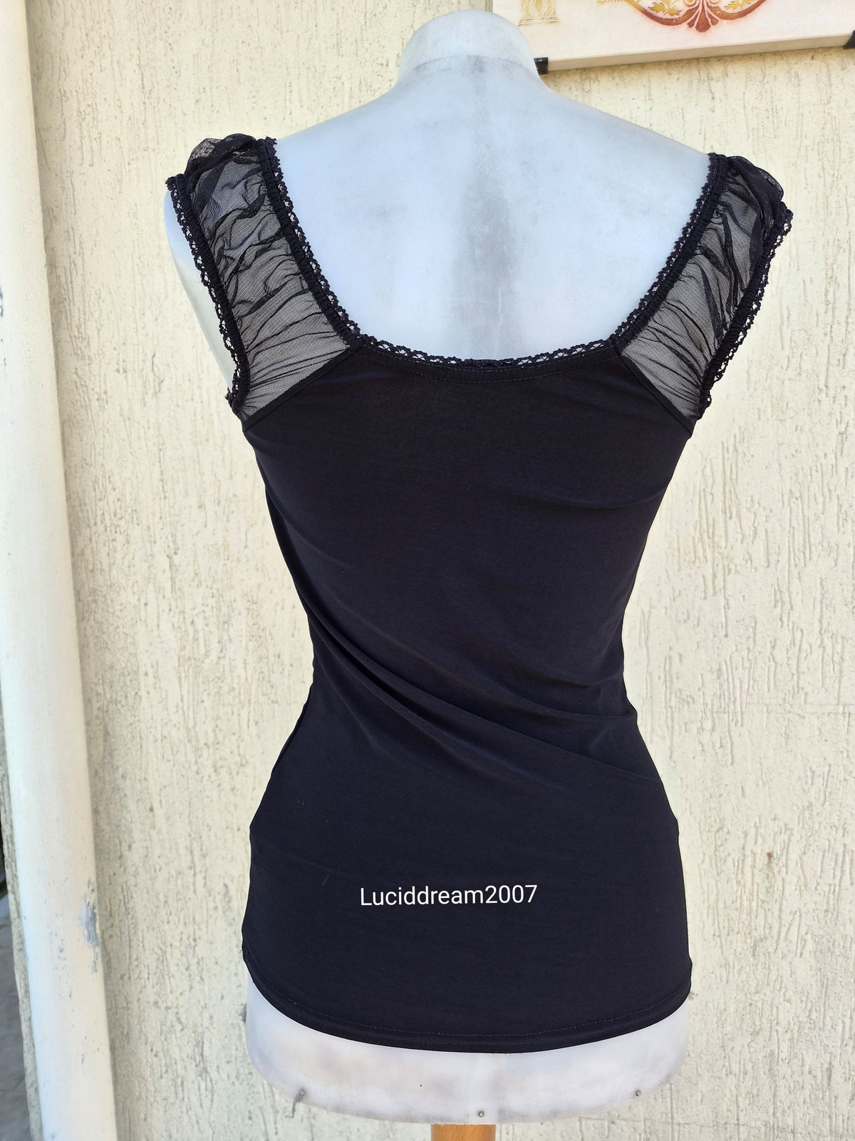 Haut esprit corset noir