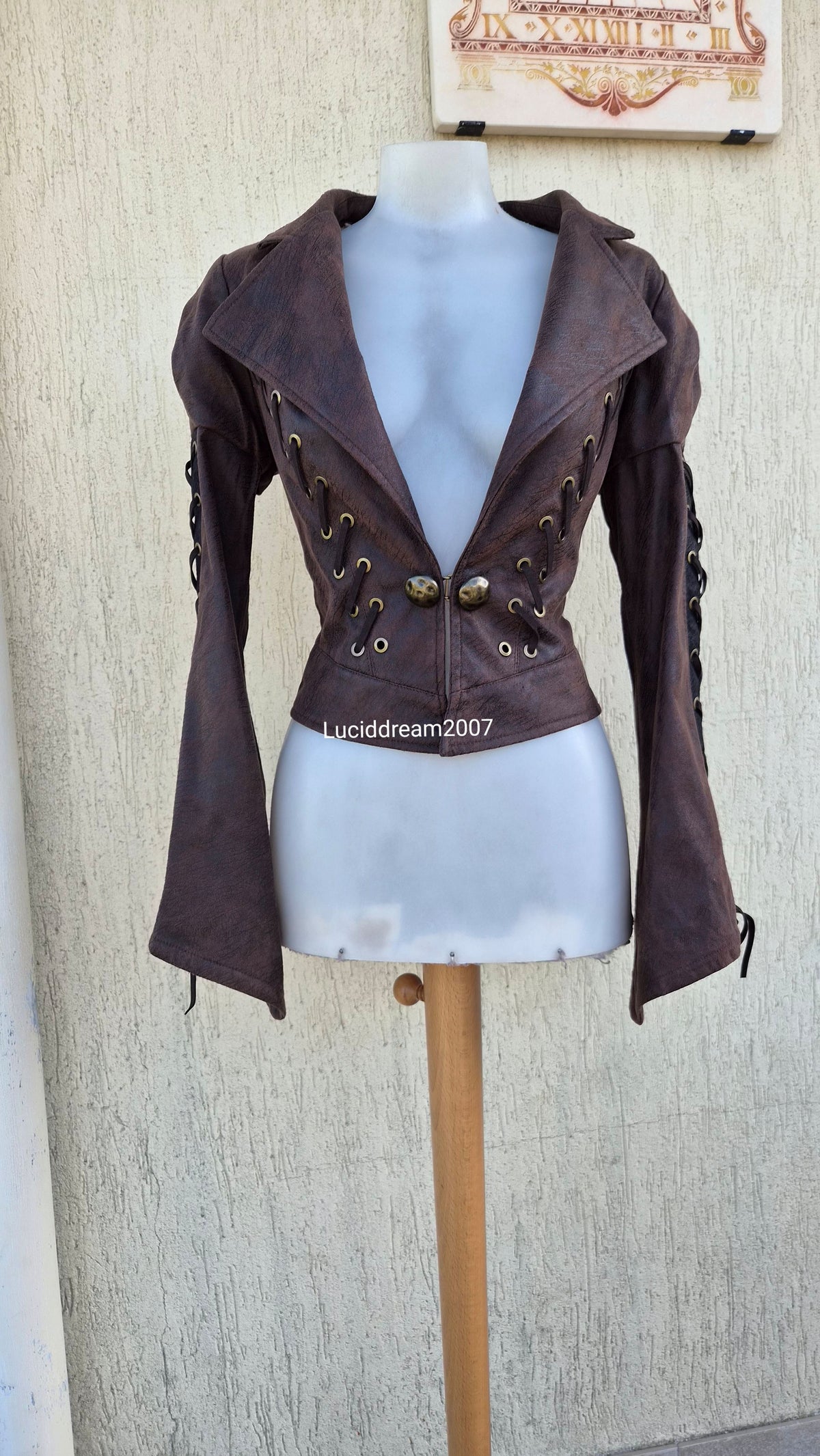Veste en similicuir Punk Rave