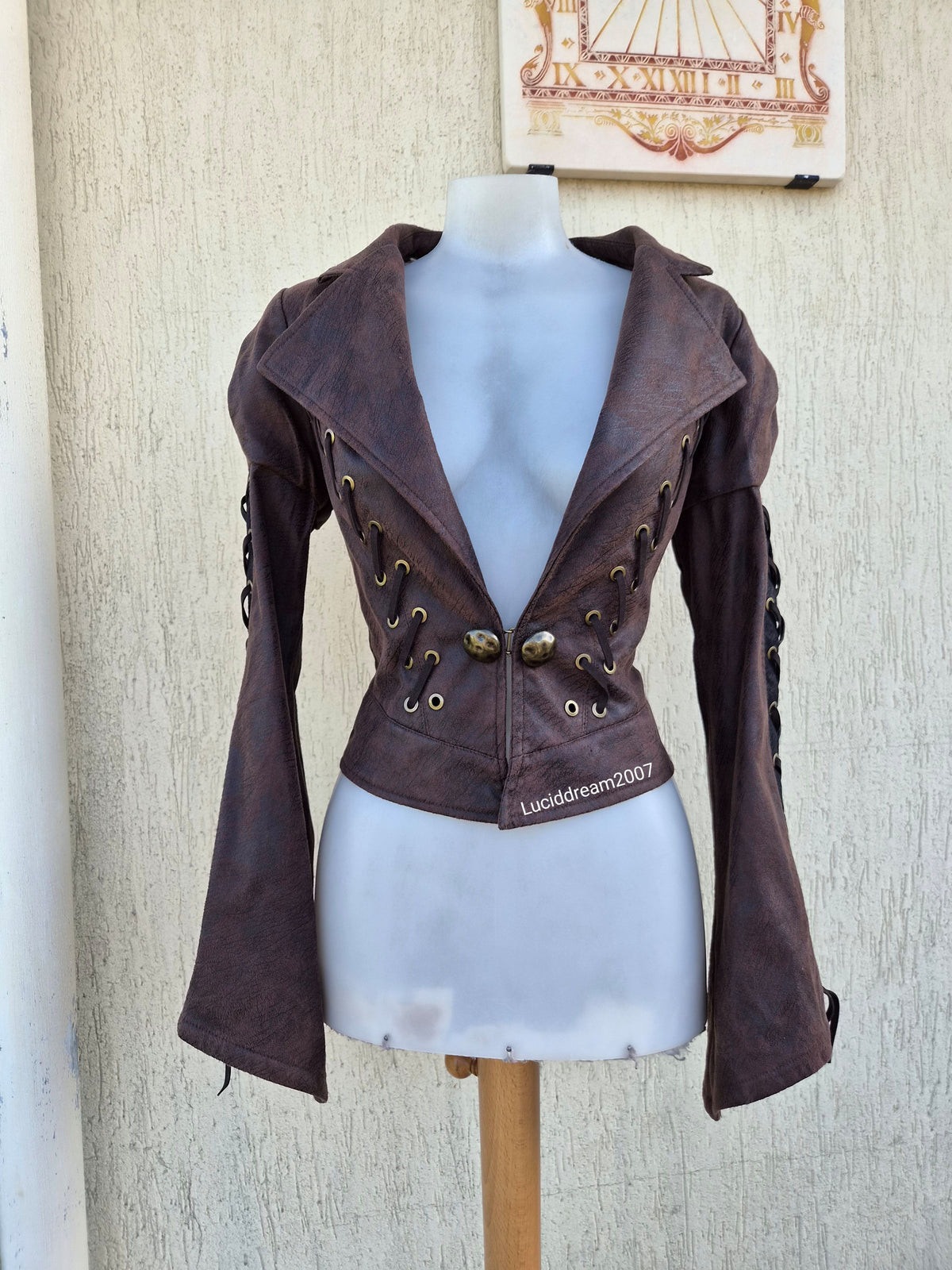 Veste en similicuir Punk Rave