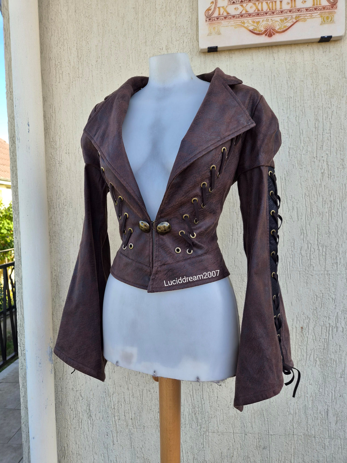 Veste en similicuir Punk Rave
