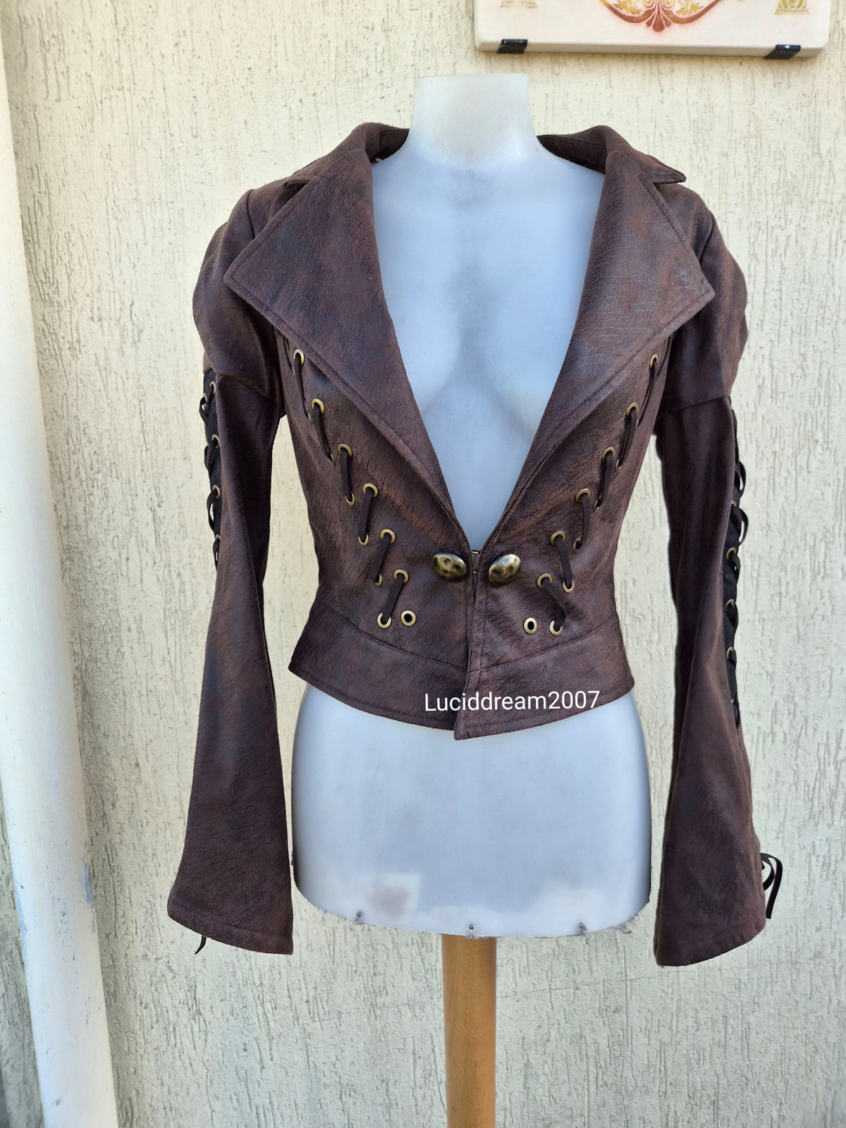 Veste en similicuir Punk Rave