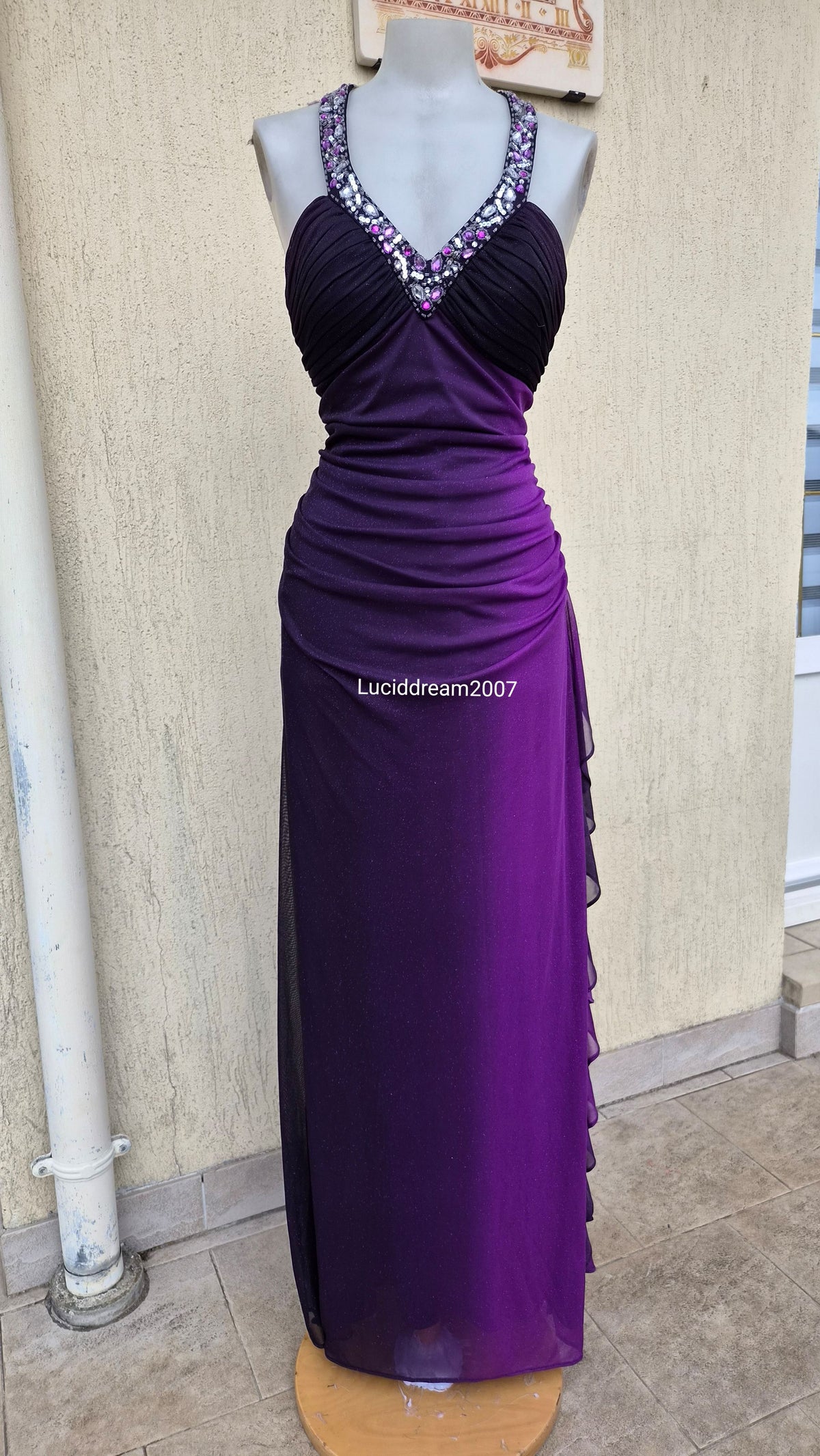 Robe dos nu violette Blondie Nites