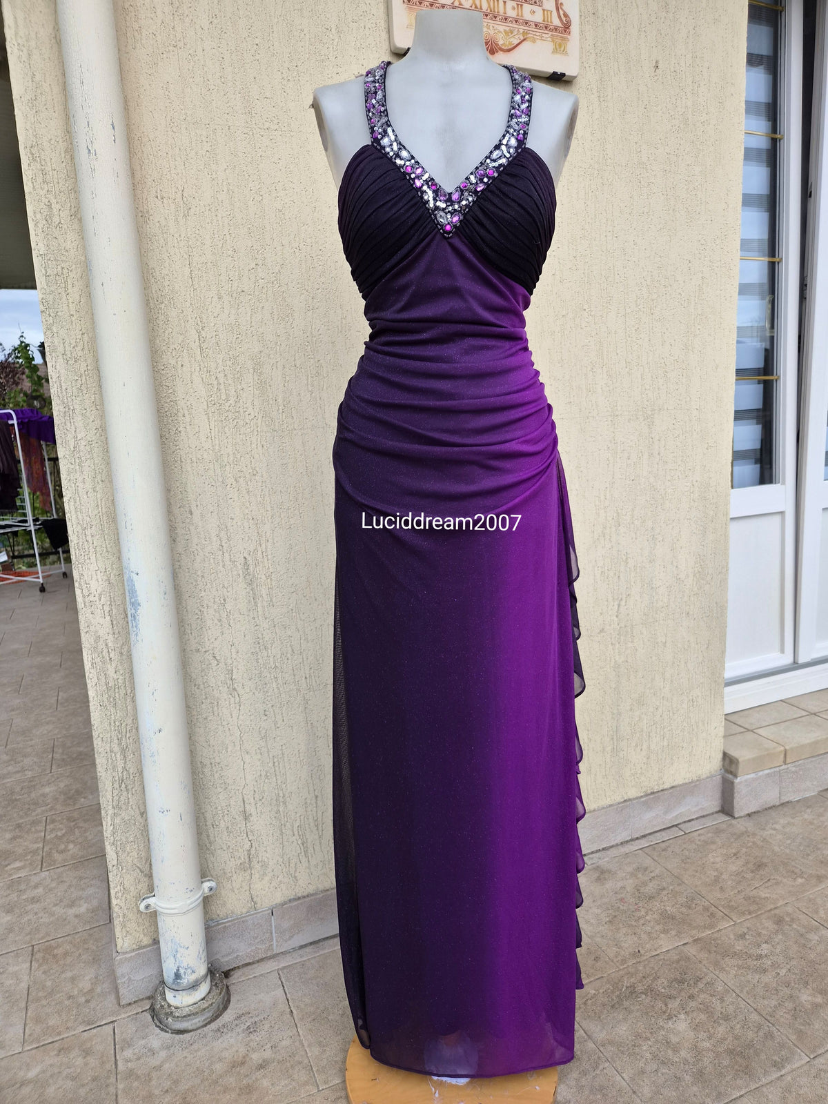 Robe dos nu violette Blondie Nites