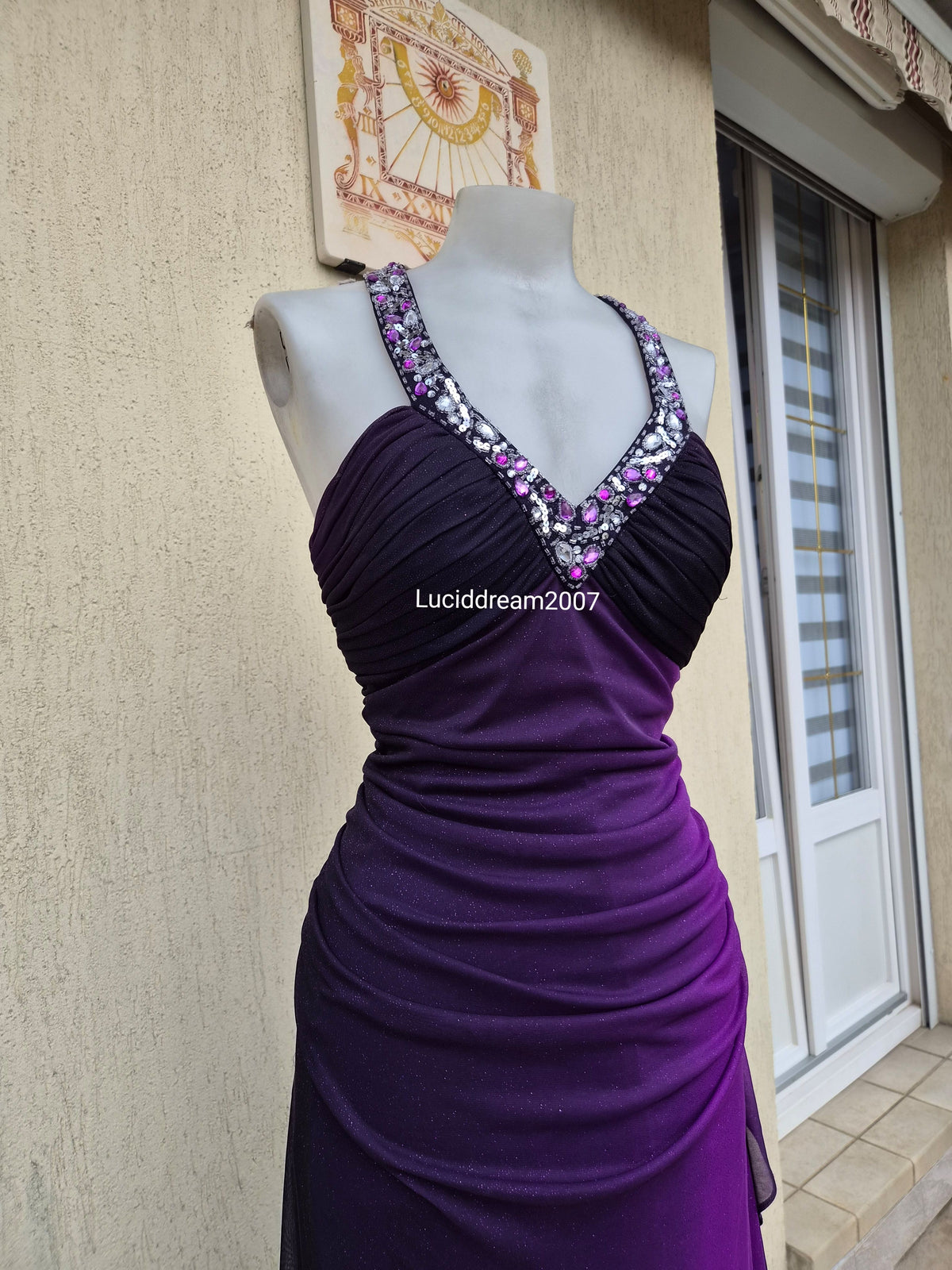 Robe dos nu violette Blondie Nites