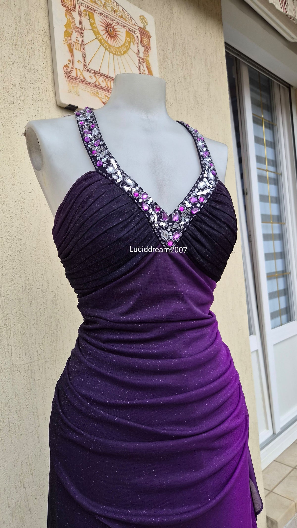 Robe dos nu violette Blondie Nites