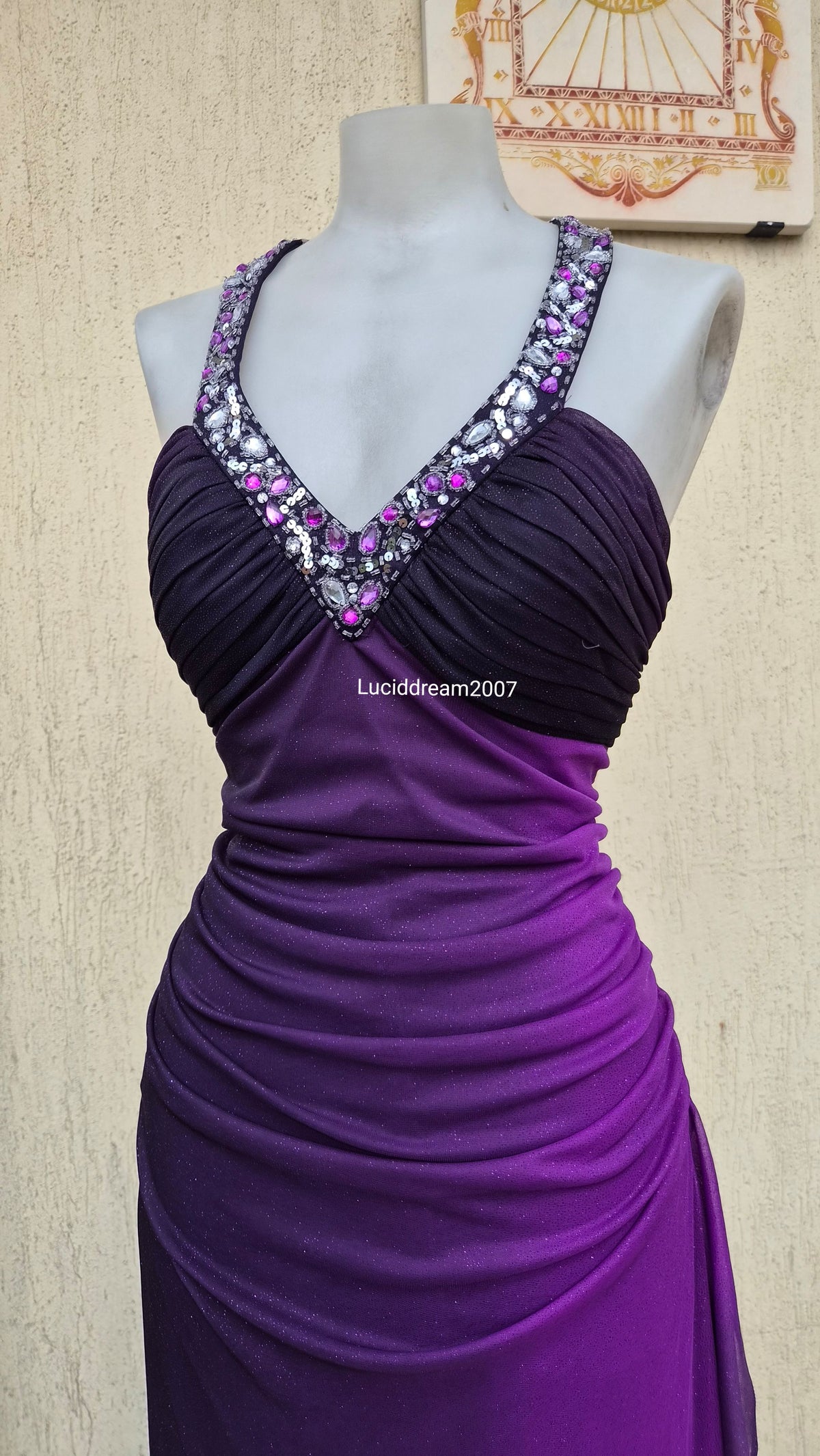 Robe dos nu violette Blondie Nites