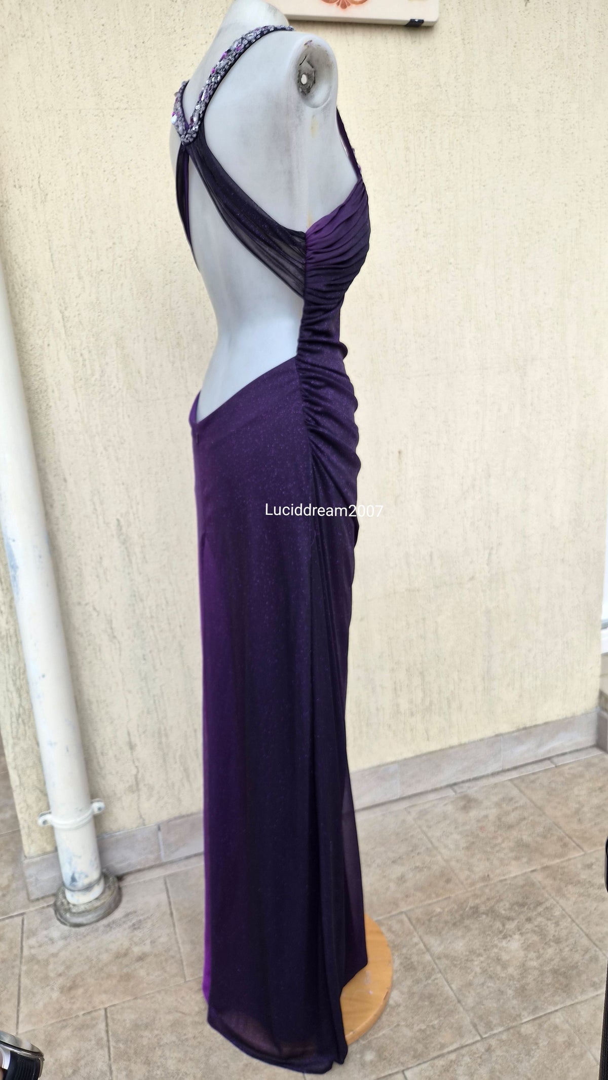 Robe dos nu violette Blondie Nites