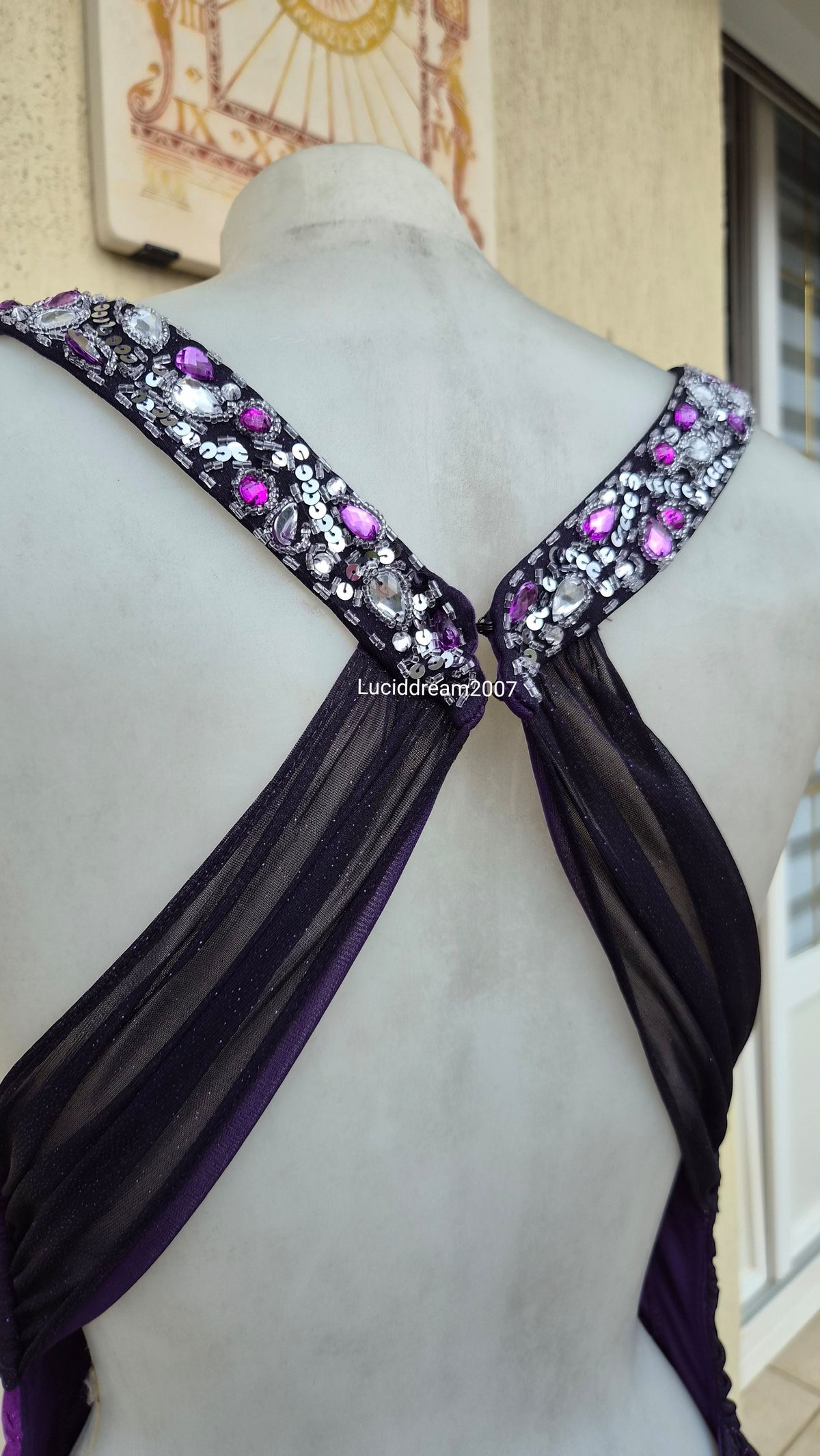 Robe dos nu violette Blondie Nites
