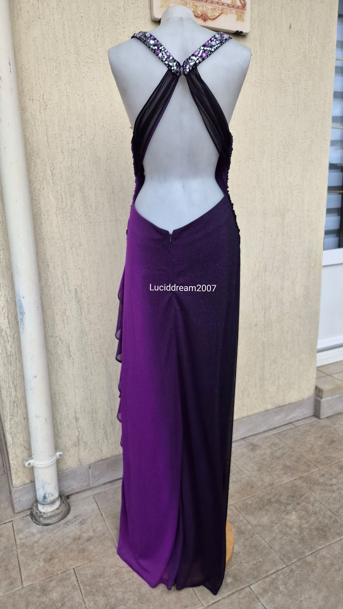 Robe dos nu violette Blondie Nites