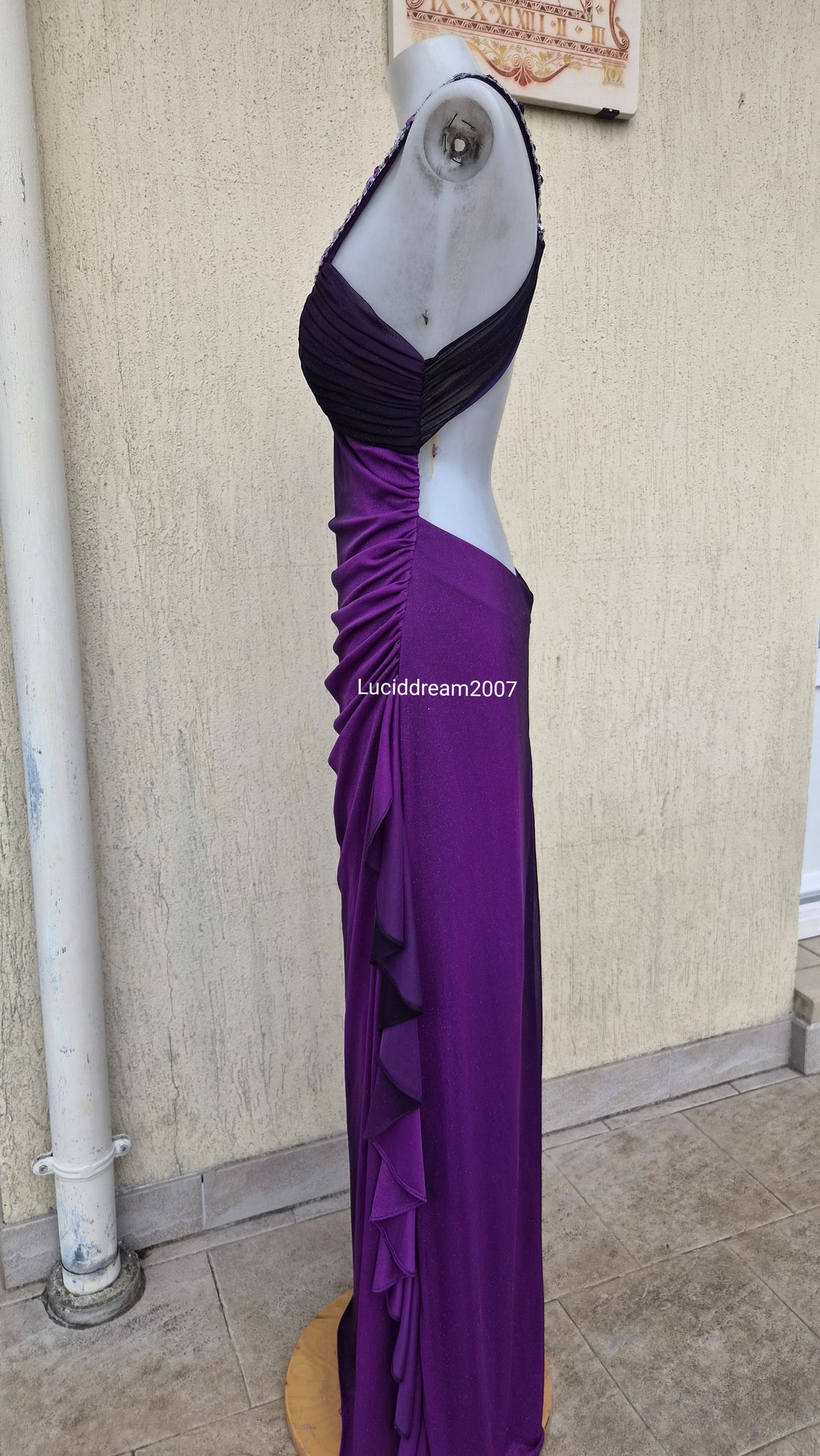 Robe dos nu violette Blondie Nites