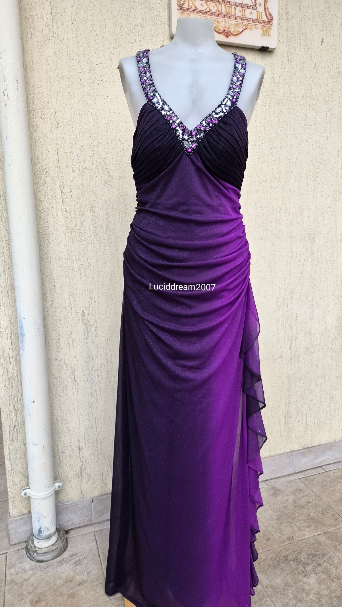 Robe dos nu violette Blondie Nites