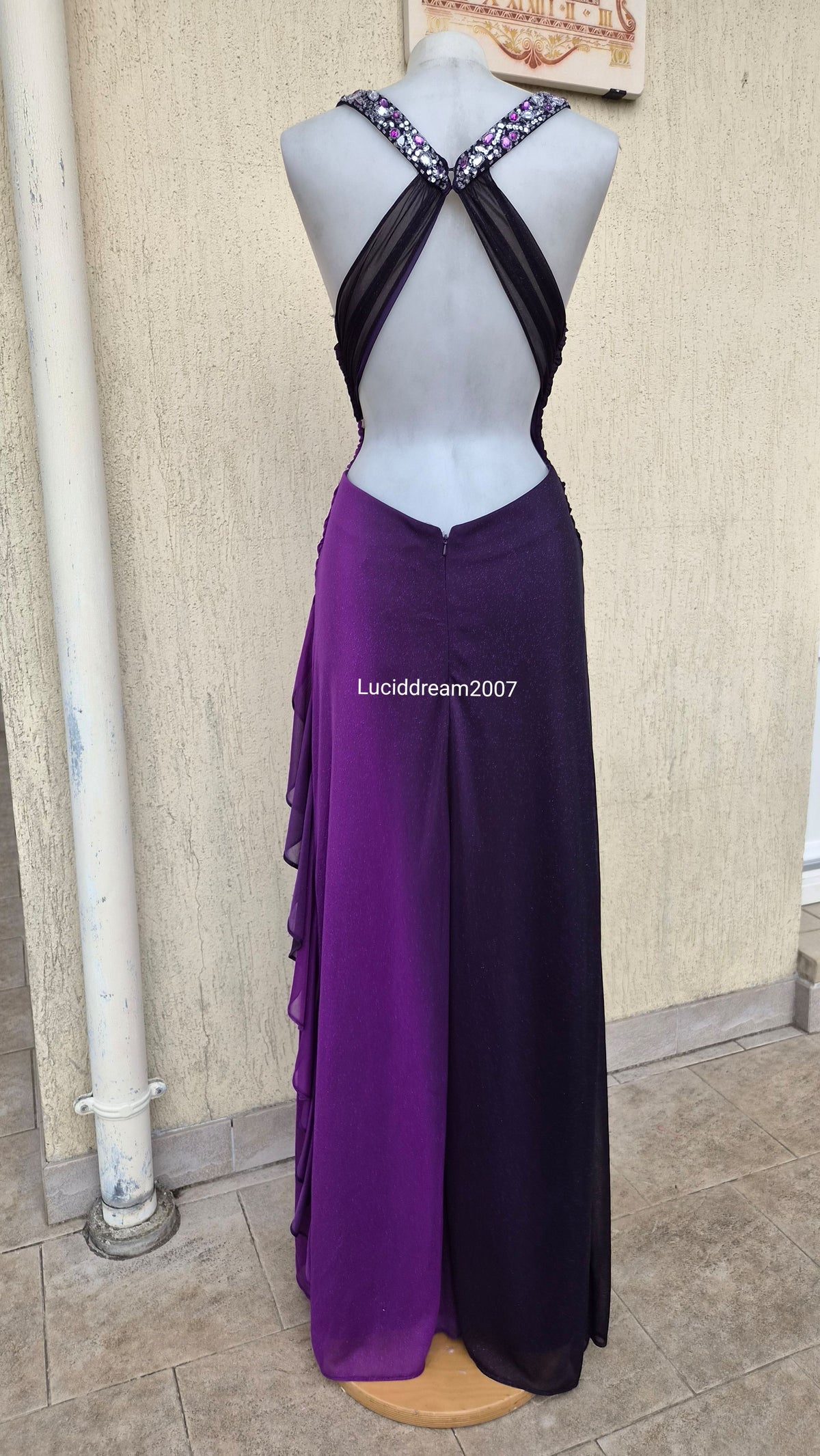 Robe dos nu violette Blondie Nites