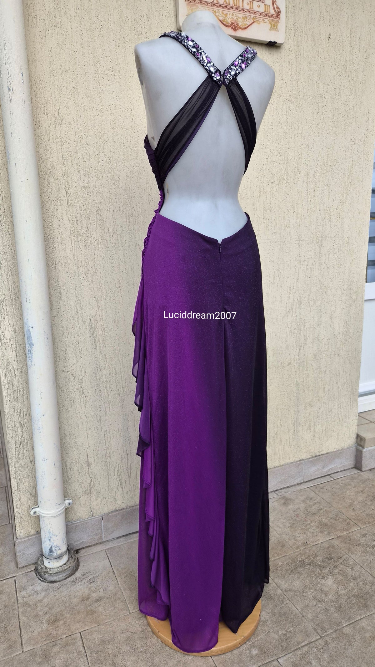 Robe dos nu violette Blondie Nites