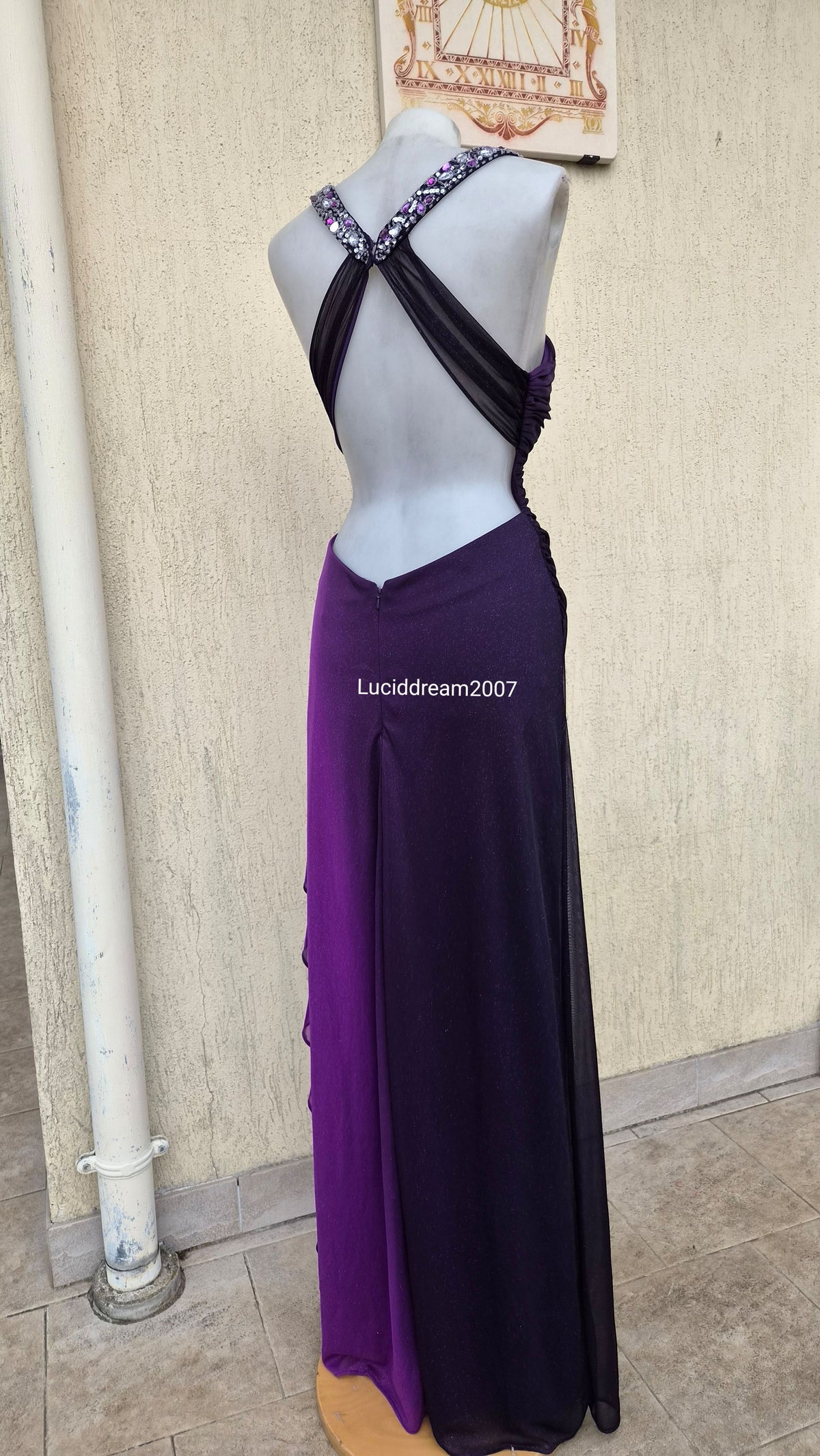 Robe dos nu violette Blondie Nites