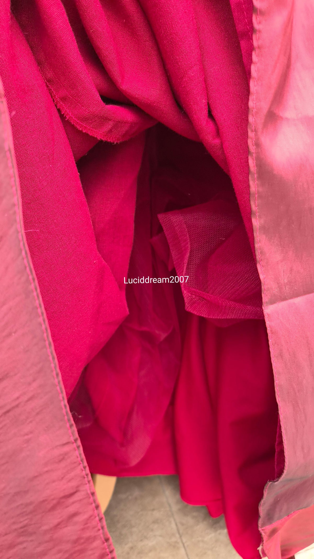 Maxi robe de bal Bordeau