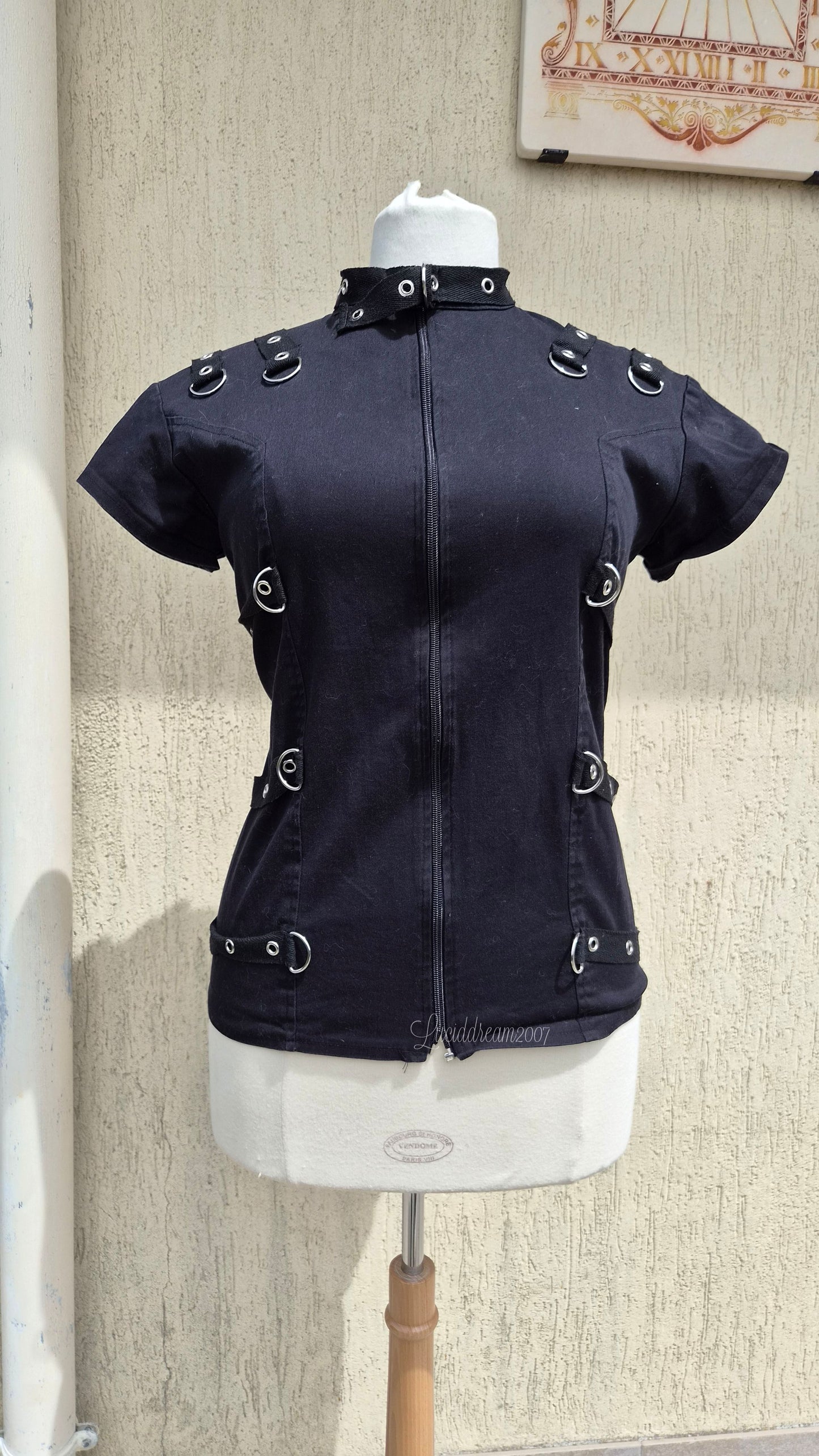 Haut noir Phaze Clothing