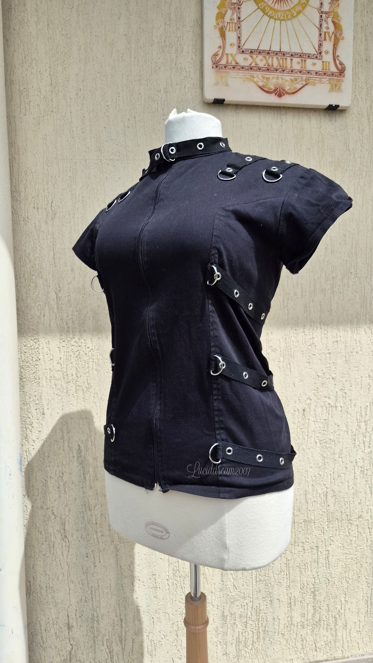 Haut noir Phaze Clothing