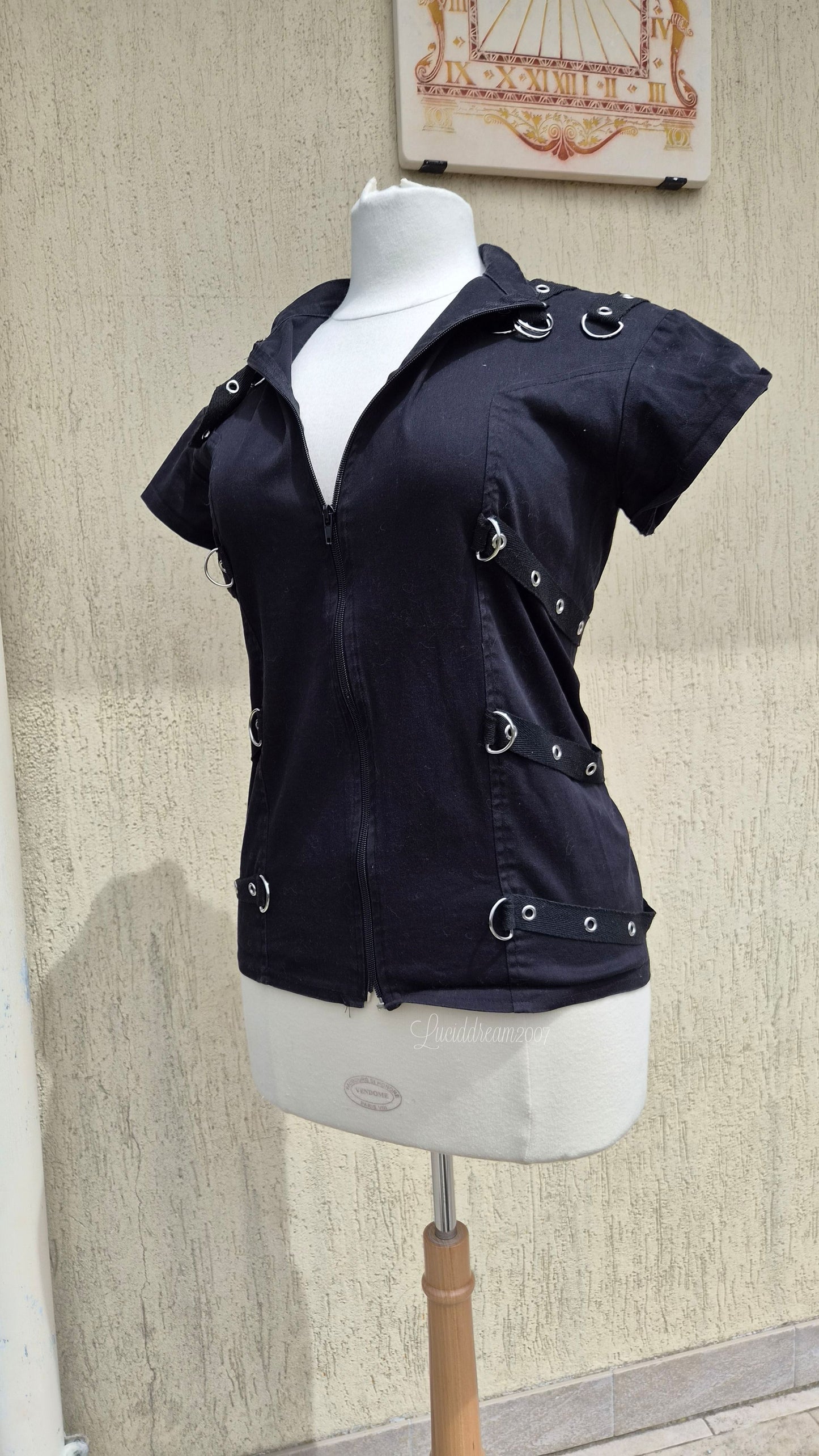 Haut noir Phaze Clothing