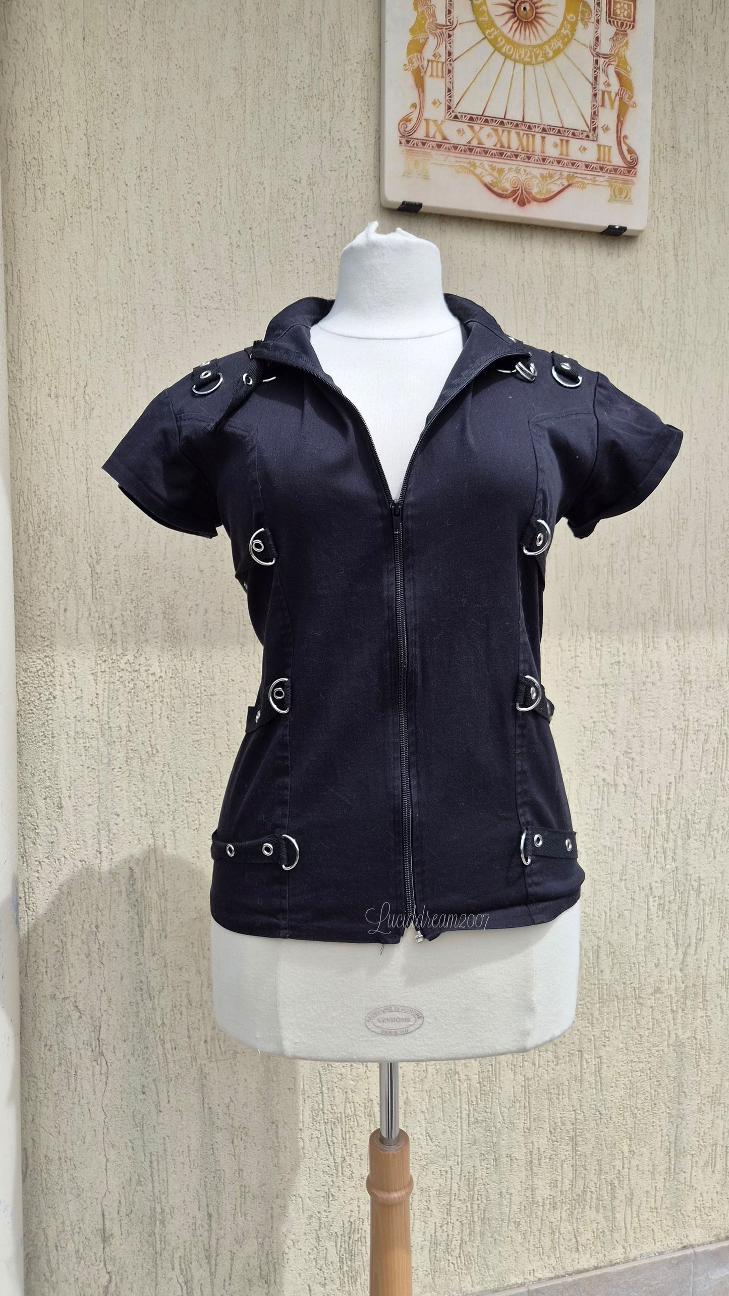 Haut noir Phaze Clothing