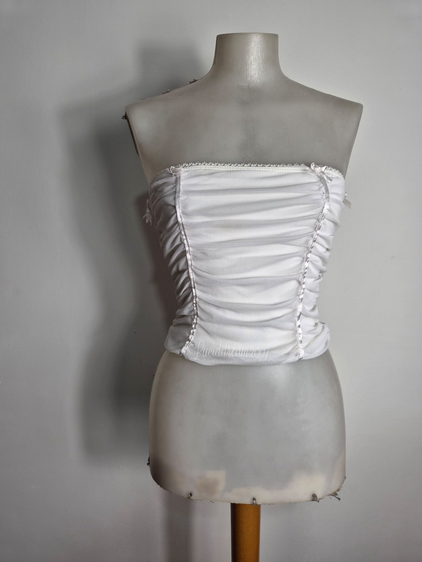 Haut bustier blanc