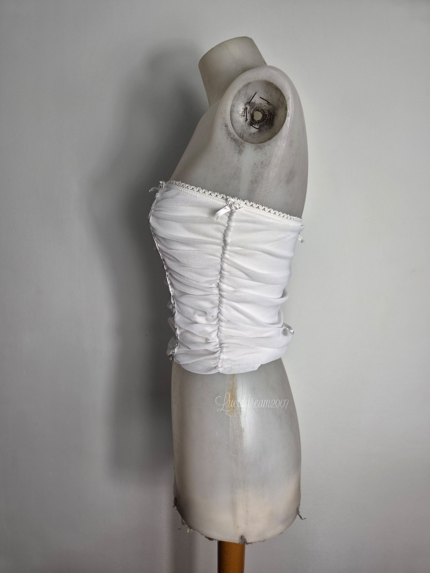 Haut bustier blanc