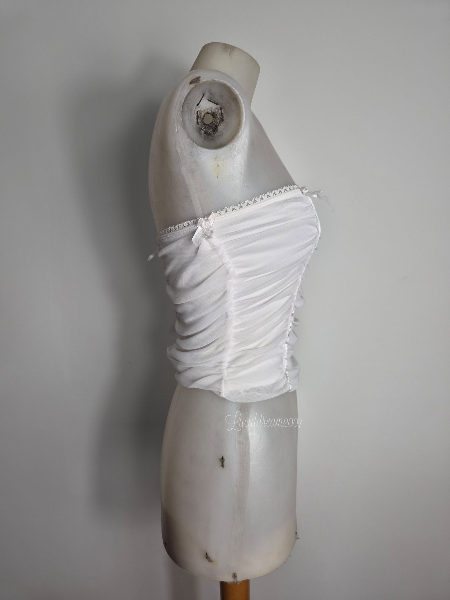 Haut bustier blanc